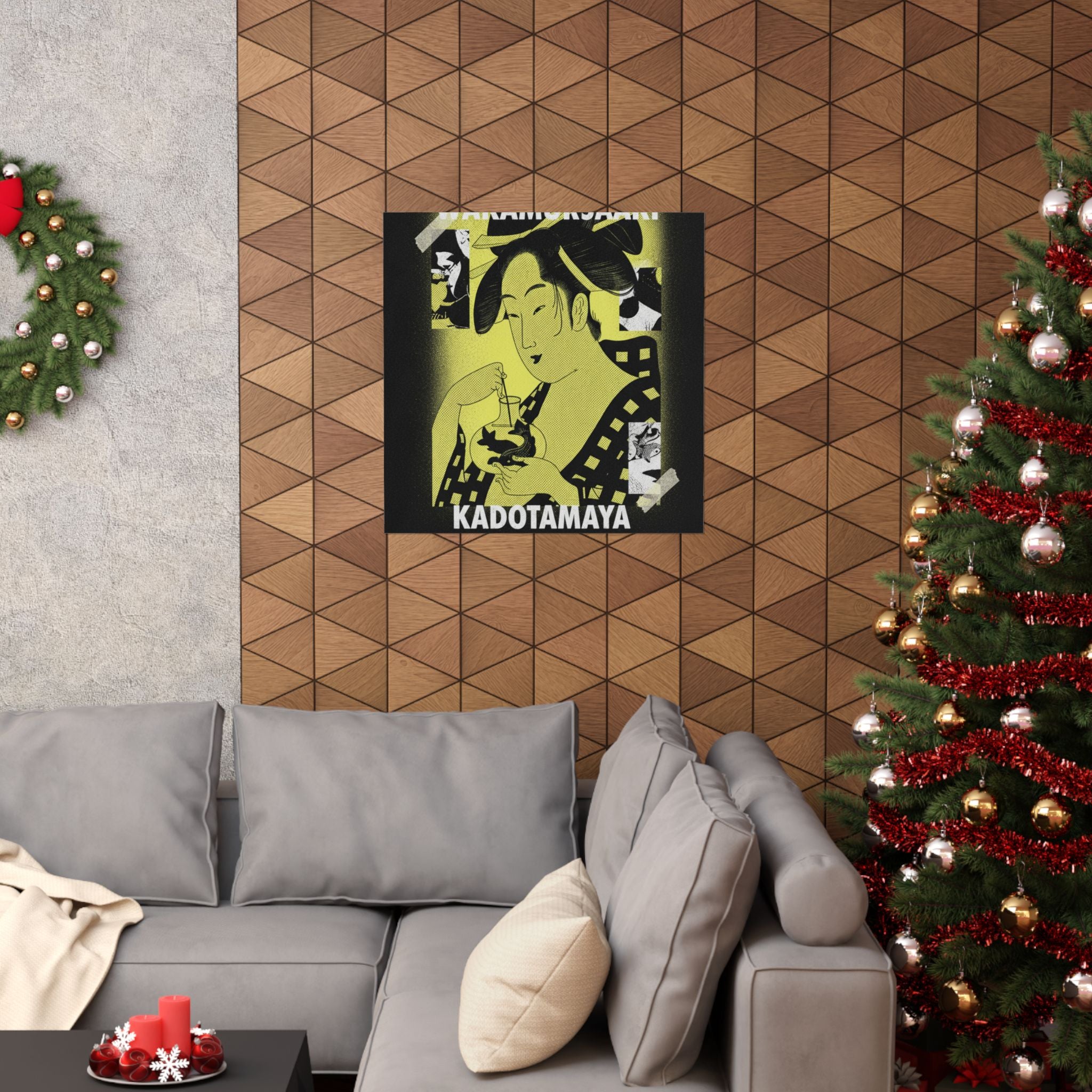 Streetwear Collage — Wakamurasaki Of The Kadotamaya — Matte Poster
