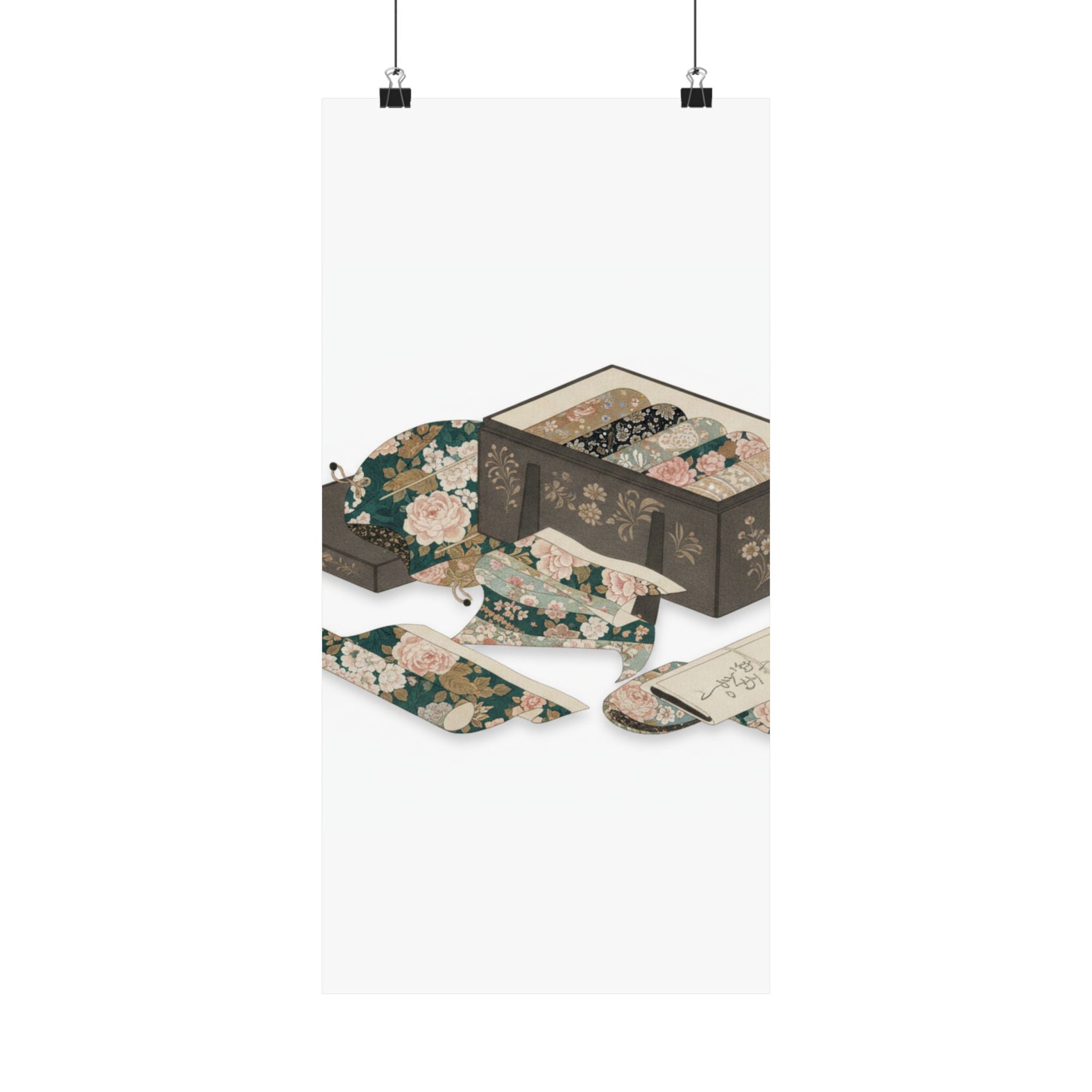 Ecommerce Main — Box With Draperies — Matte Poster