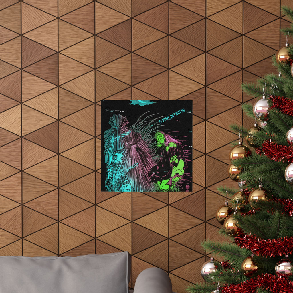 Glitch Culture — Trapping The Fox — Matte Poster
