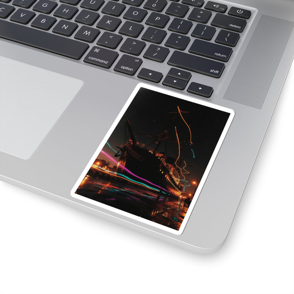 Fast Furious — Yokohama Trade: Picture Of Westerners Shipping Cargo — Kiss-Cut Sticker