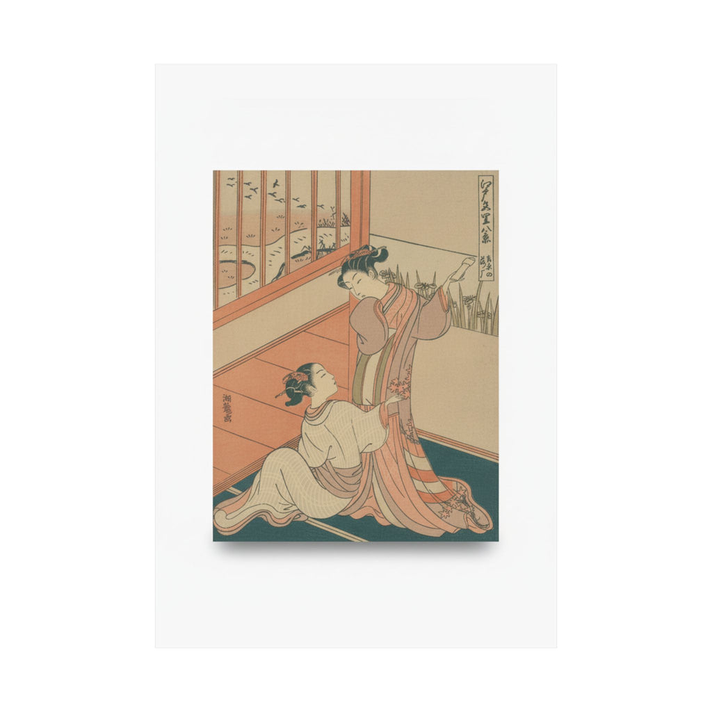 Ecommerce Main — The Flying Down Of Wild Geese At Yoshiwara — Matte Poster