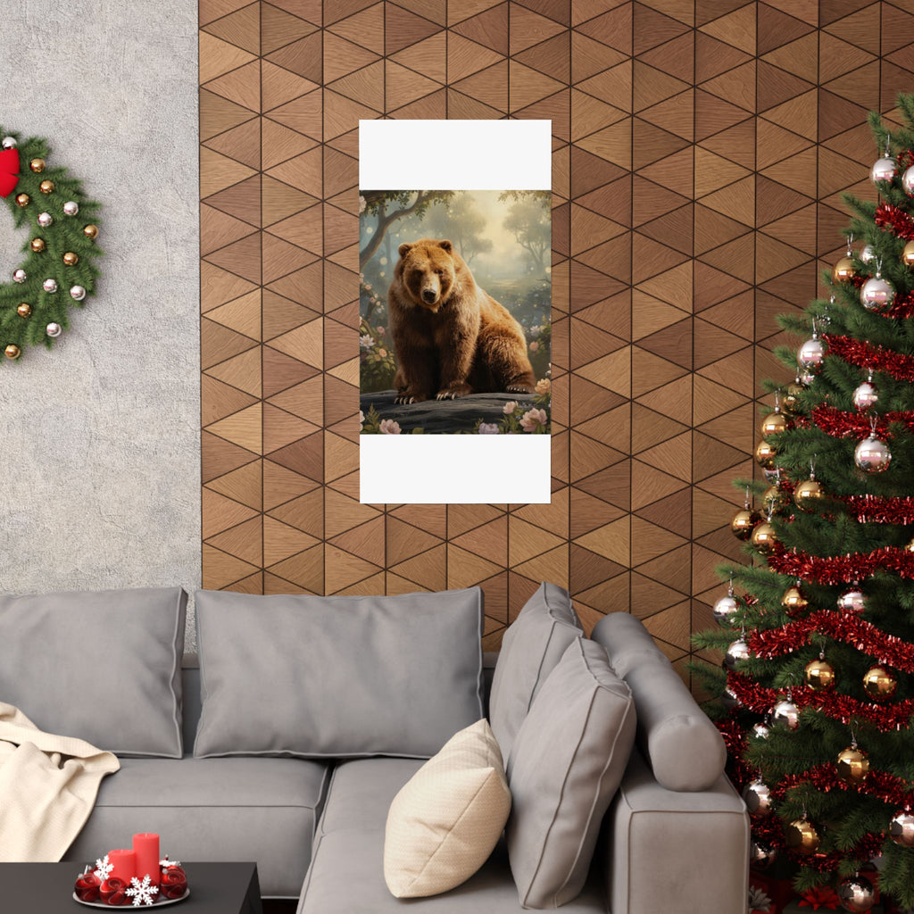 Scenic Nature — Bear — Matte Poster