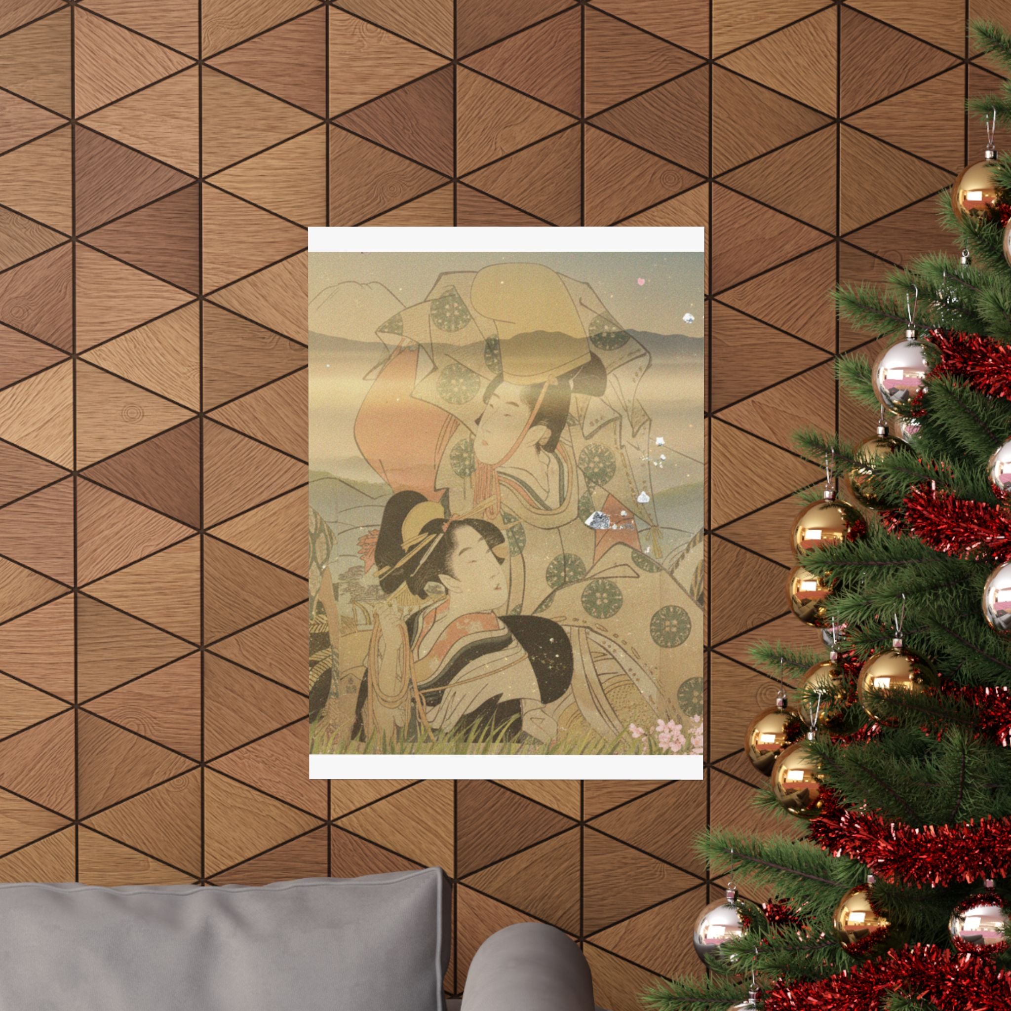 Scenic Nature — Narihira'S Journey To The East — Matte Poster