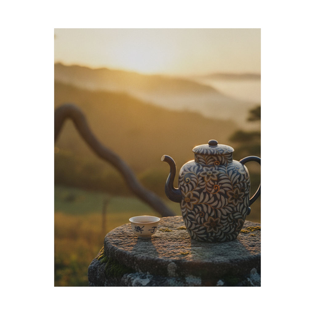Scenic Nature — Wine Pot And Cup — Matte Poster