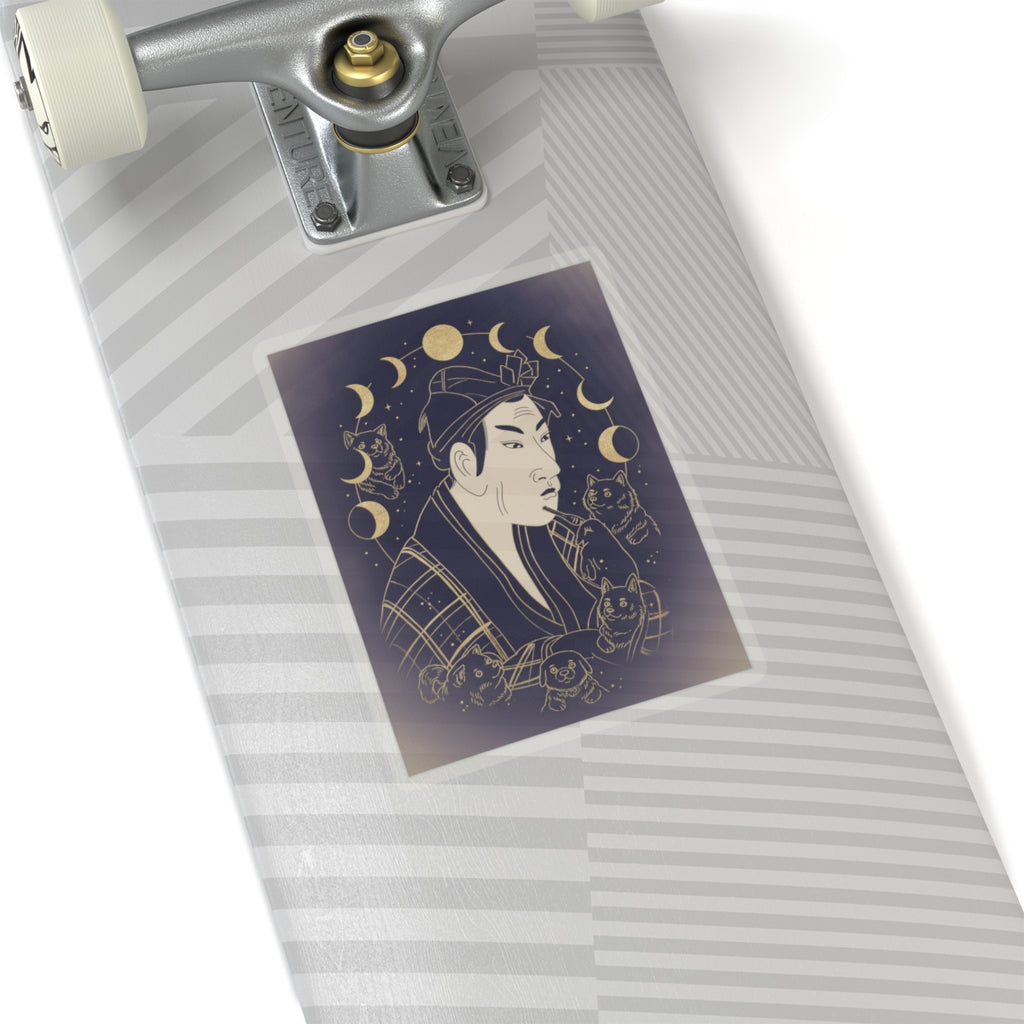 Celestial — The Actor Matsumoto Koshiro As Banzuin Chobei — Kiss-Cut Sticker
