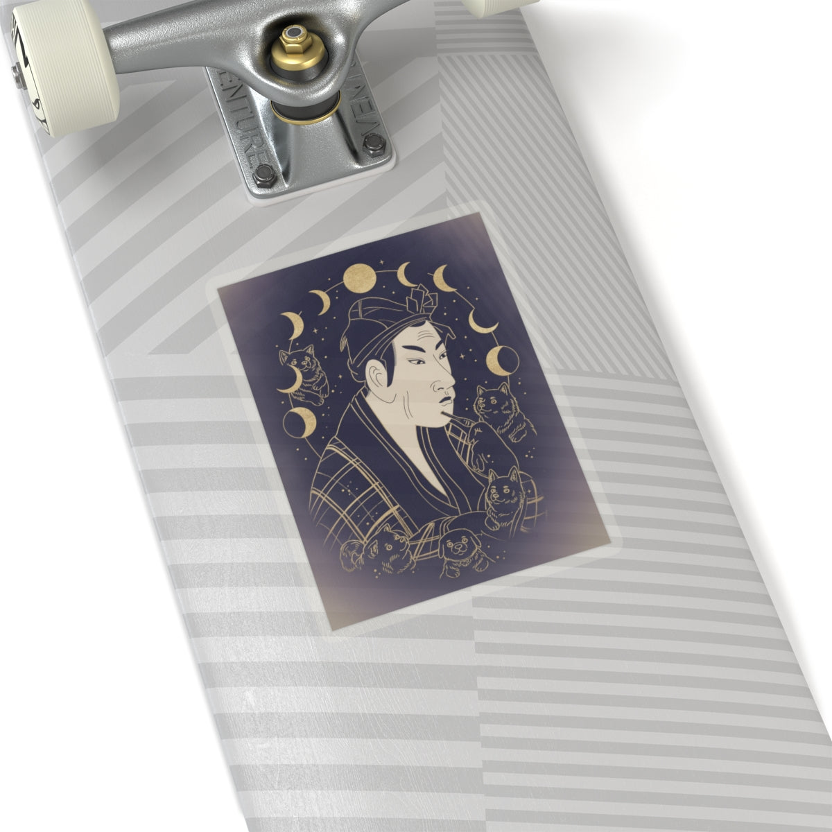 Celestial — The Actor Matsumoto Koshiro As Banzuin Chobei — Kiss-Cut Sticker