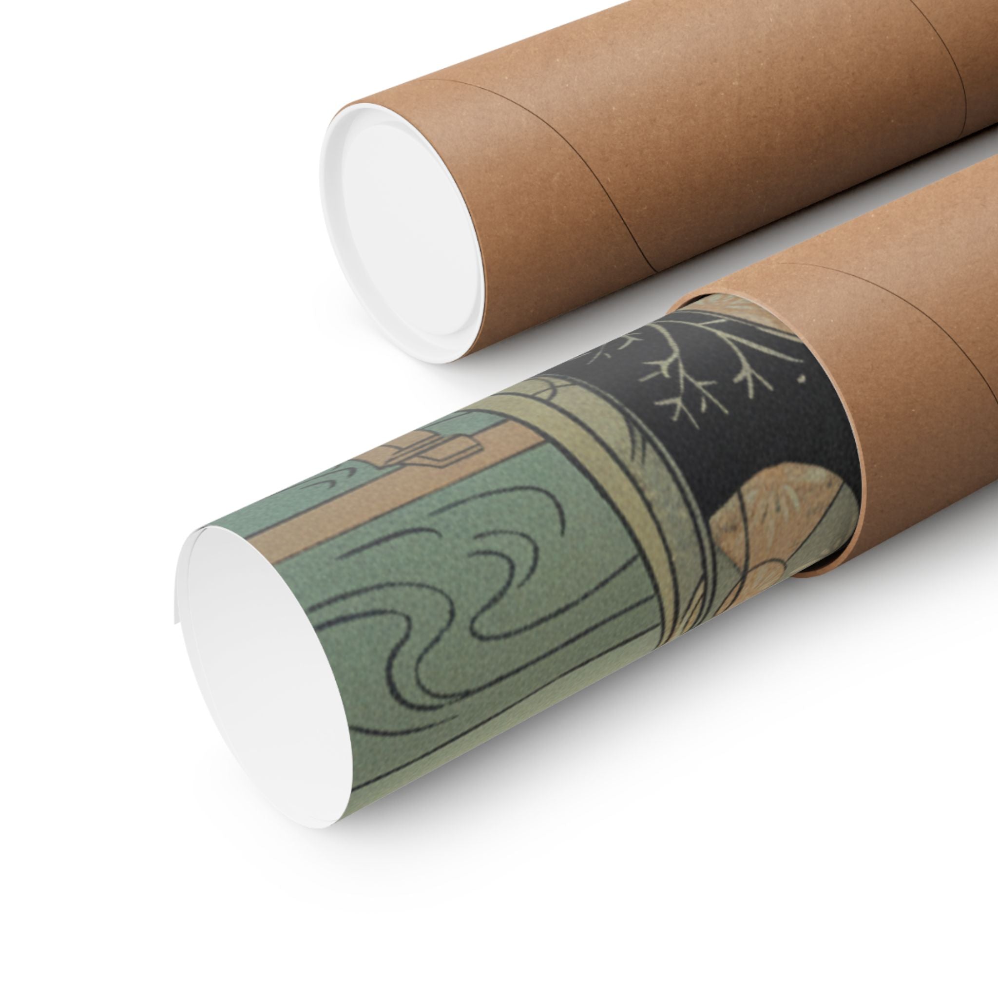 Affirmation — Yoshizawa Iroha As A Woman Standing On The Engawa Of A House By A River — Matte Poster