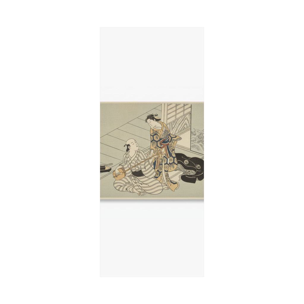Ecommerce Main — Lady Interrupting Her Lover, Who Is Playing The Shamisen — Matte Poster