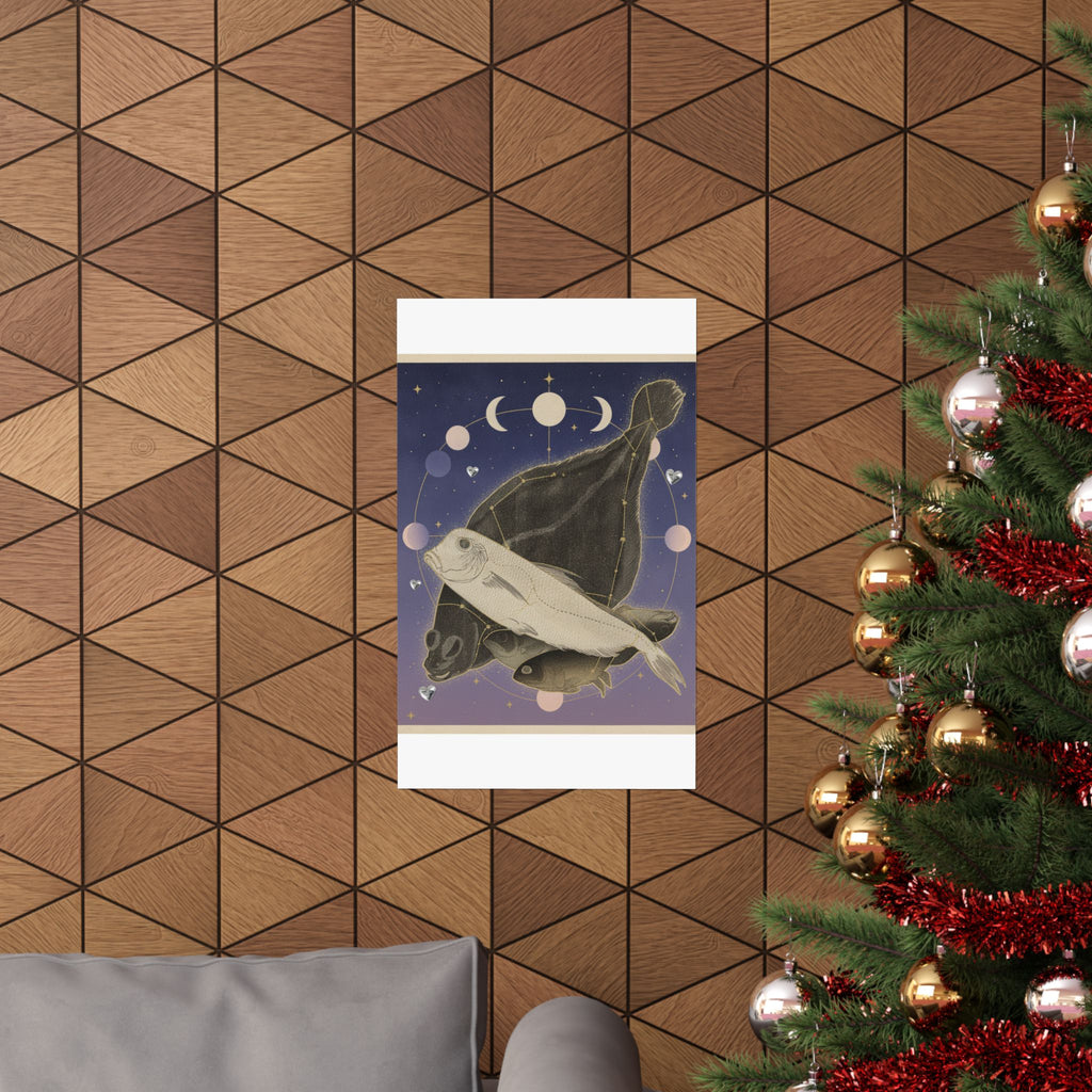 Celestial — Flounder And Other Fishes — Matte Poster