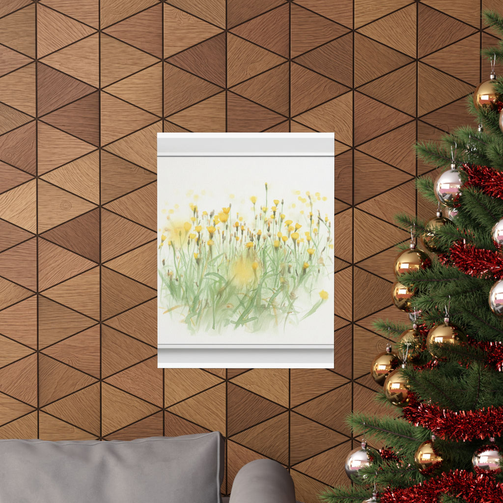 Watercolor — Flower — Matte Poster