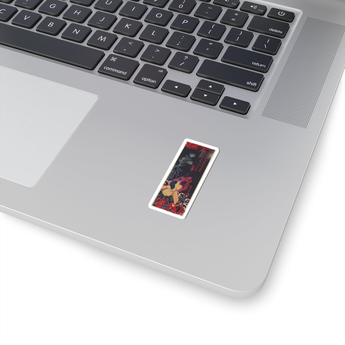 Japanese Street — Blue Bird — Kiss-Cut Sticker