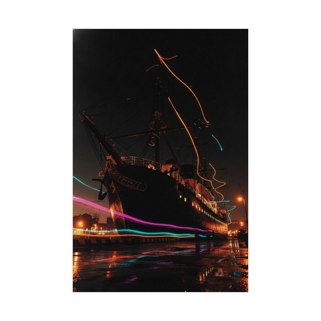 Fast Furious — Yokohama Trade: Picture Of Westerners Shipping Cargo — Matte Poster