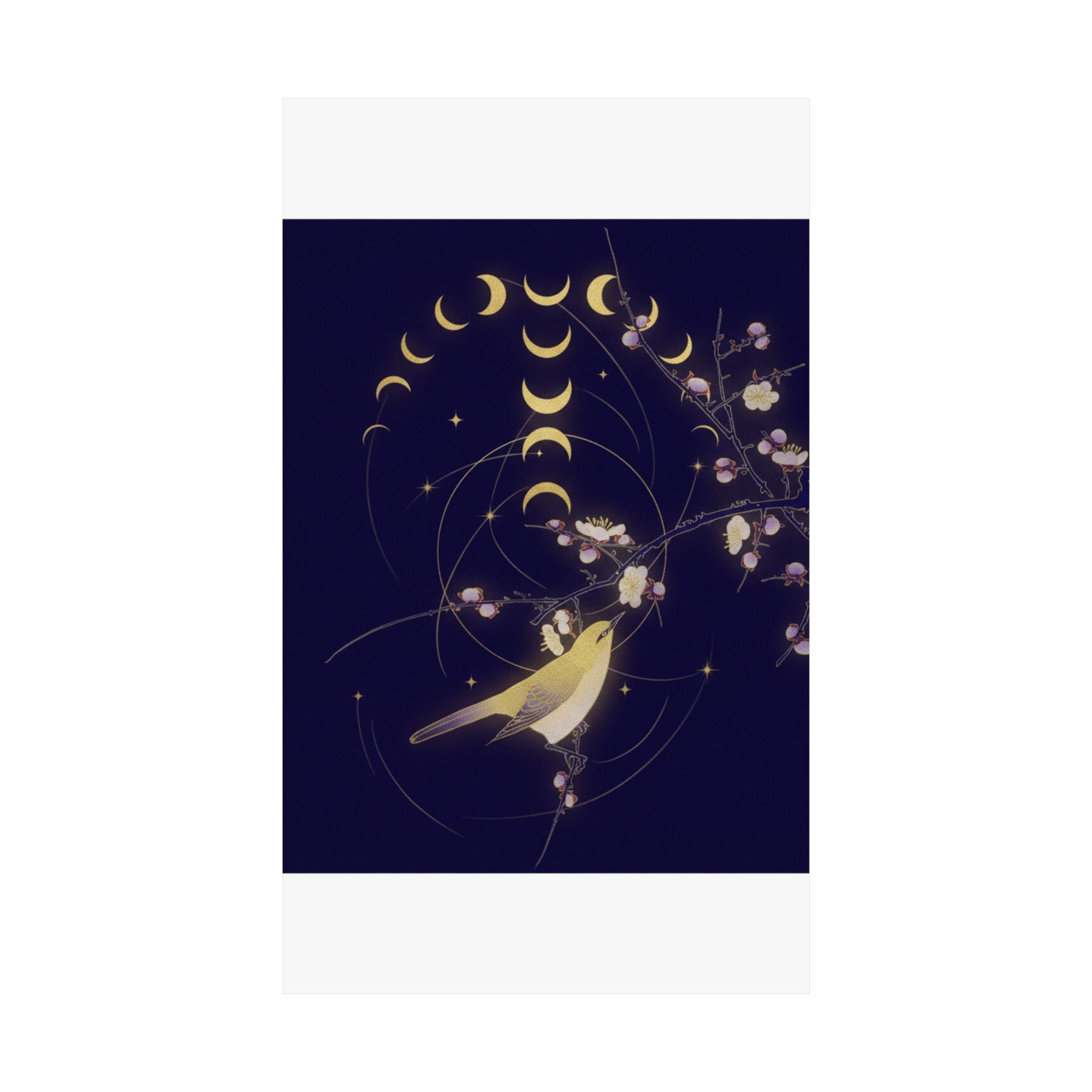 Celestial — New Moon; Nightingale On A Plum Branch — Matte Poster