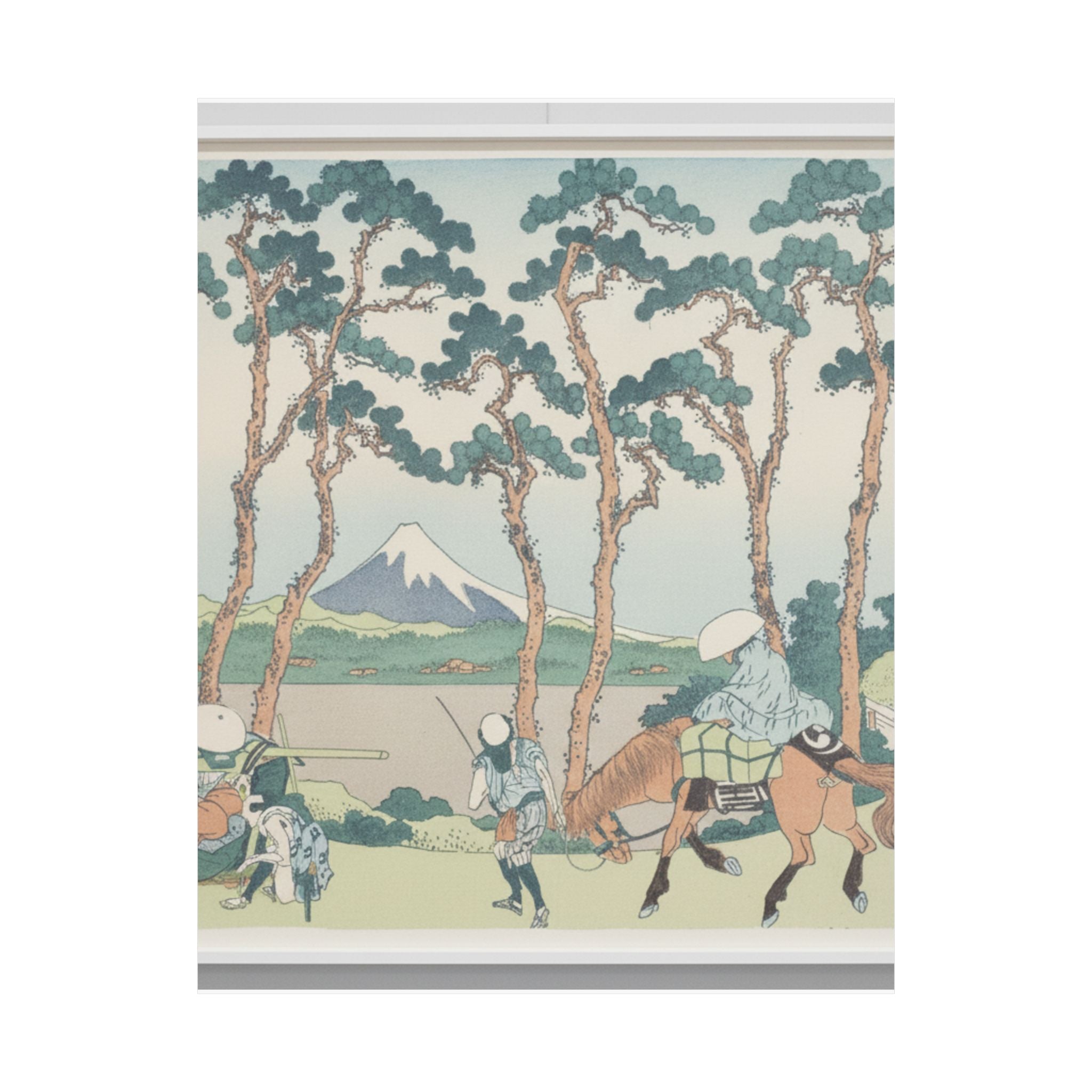 Watercolor — Hodogaya On The Tōkaidō (Tōkaidō Hodogaya), From The Series Thirty-Six Views Of  — Matte Poster