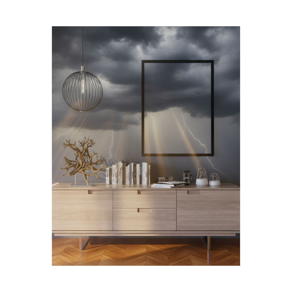 Dramatic Storm — Interior — Matte Poster