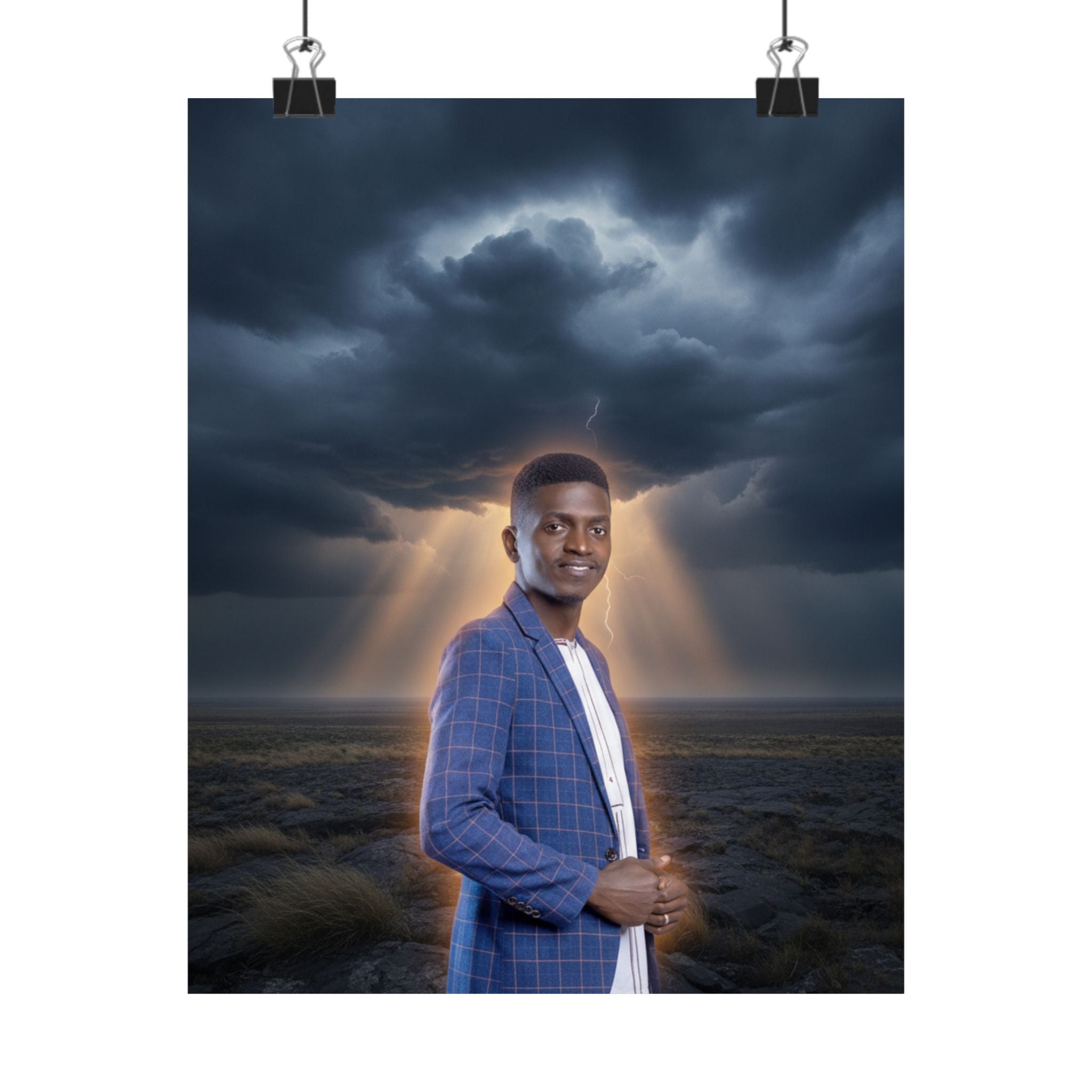 Dramatic Storm art print — product view 6