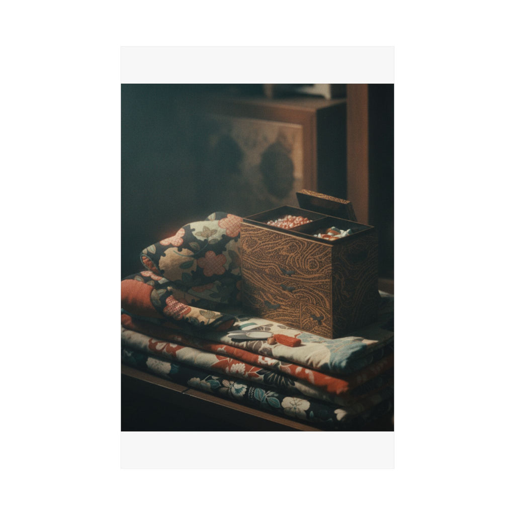 Cinematic — Lady'S Work-Box And Bed Clothing — Matte Poster