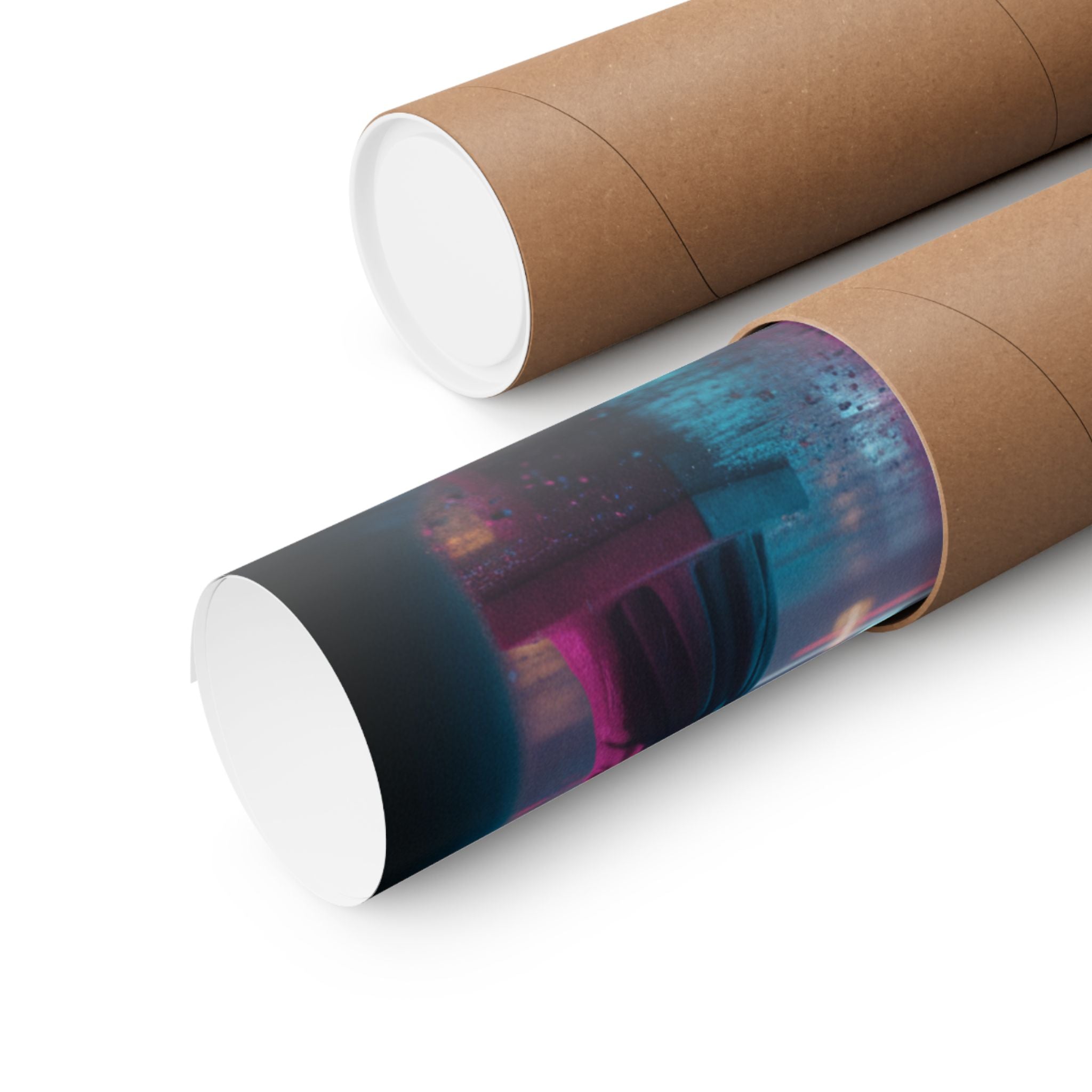 Neon Noir — Person — Matte Poster