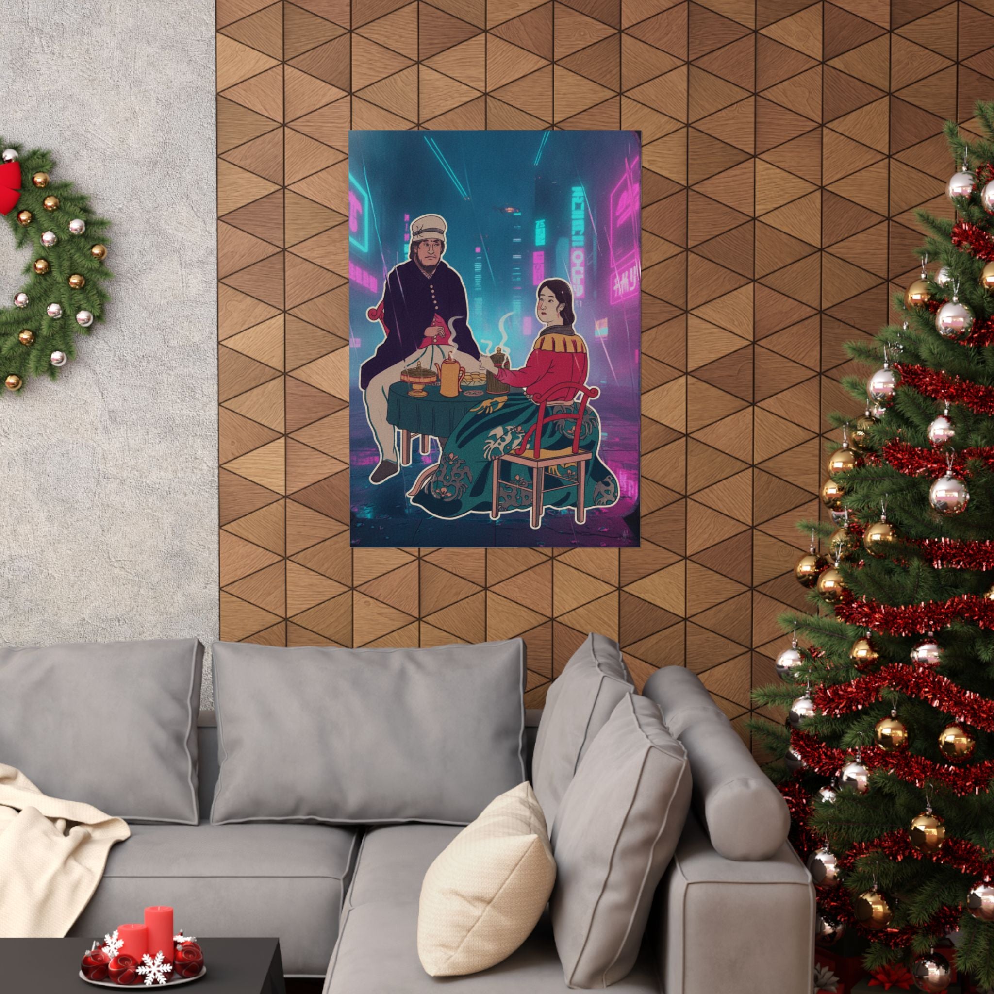 Neon Noir — Amerikajin — Matte Poster