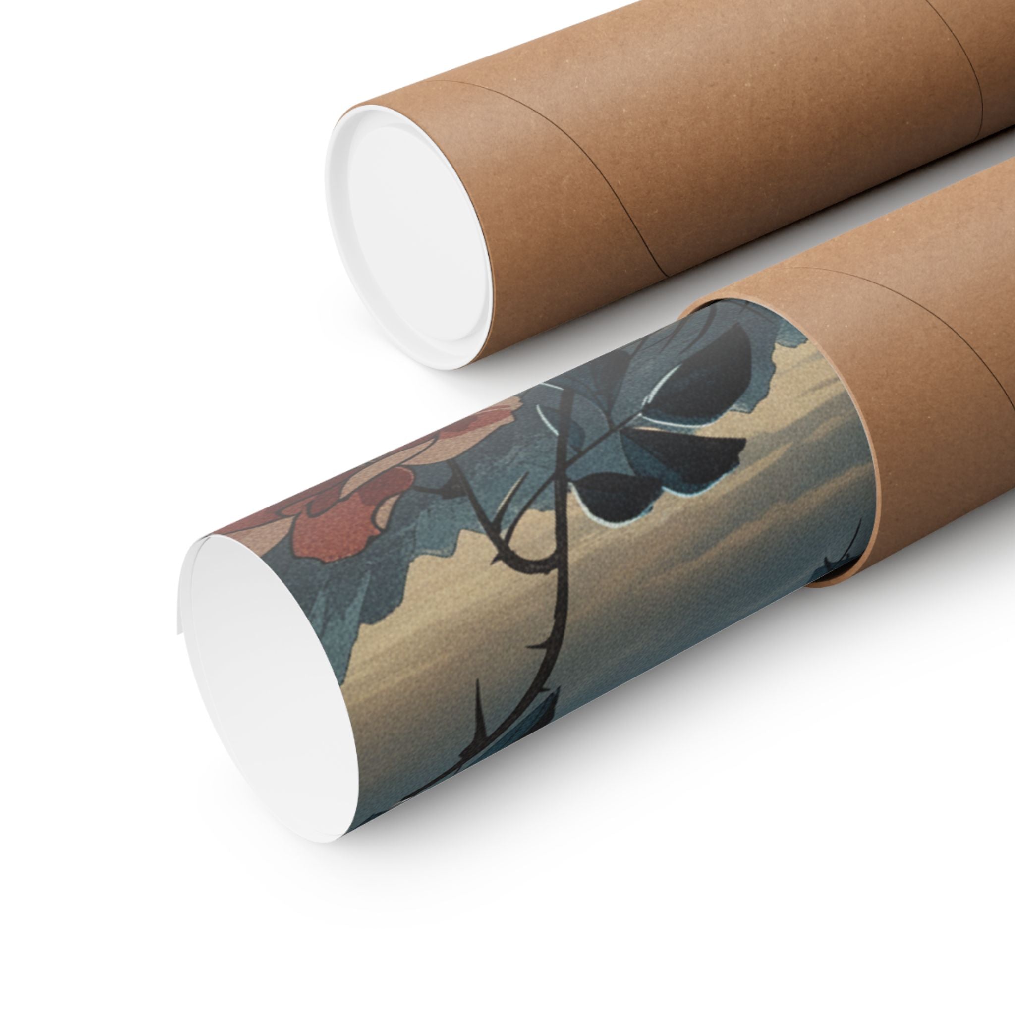Dramatic Storm — Rose — Matte Poster