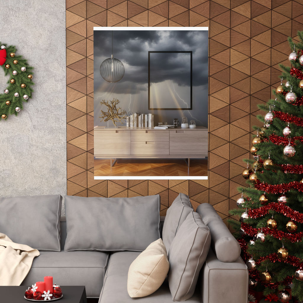 Dramatic Storm — Interior — Matte Poster