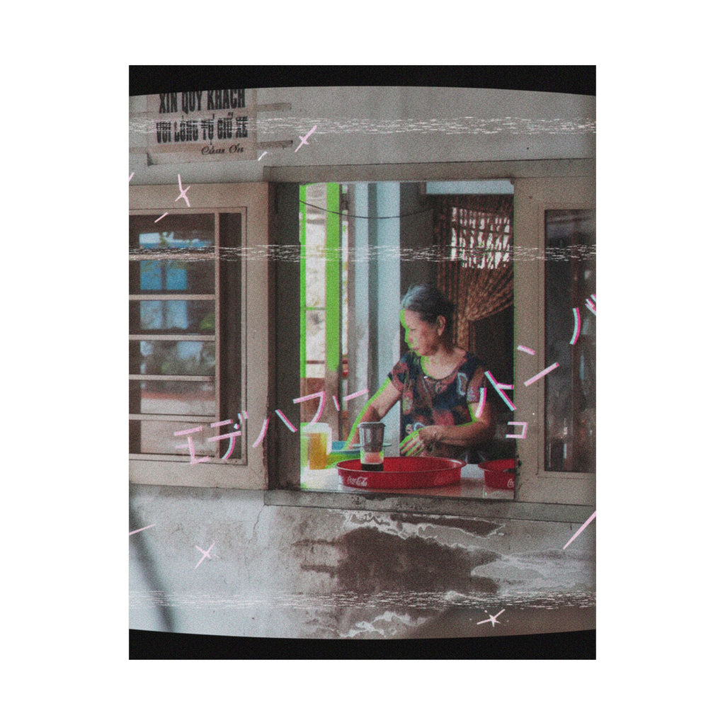 Glitch Culture — Person — Matte Poster