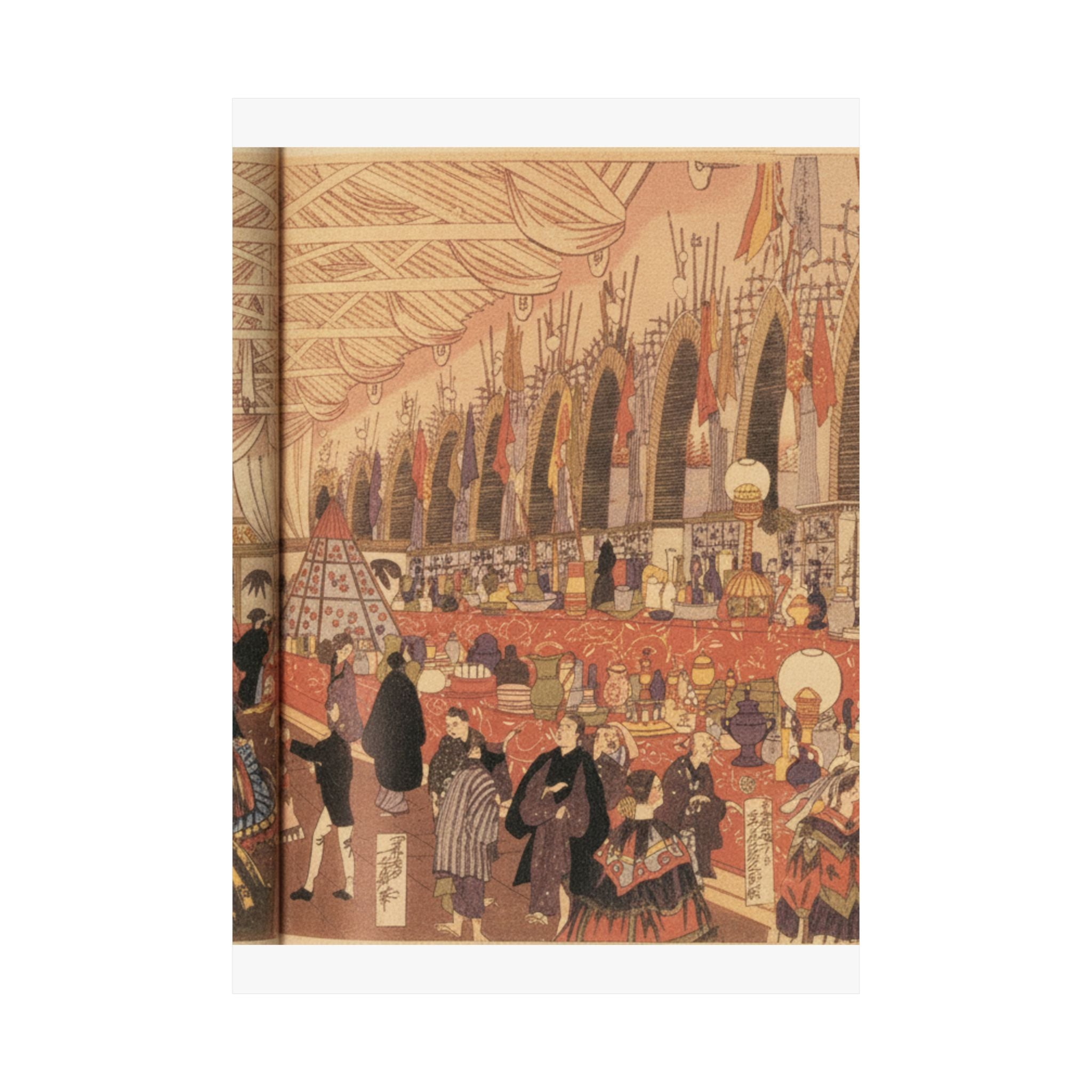 Southern Sunset — Picture Of A Prosperous English Trading Firm In Yokohama — Matte Poster