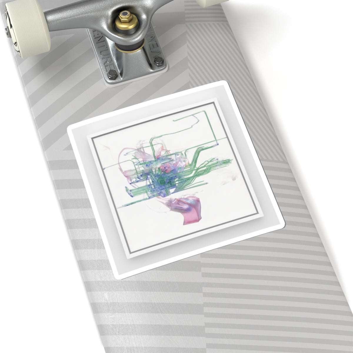 Watercolor — Abstract — Kiss-Cut Sticker