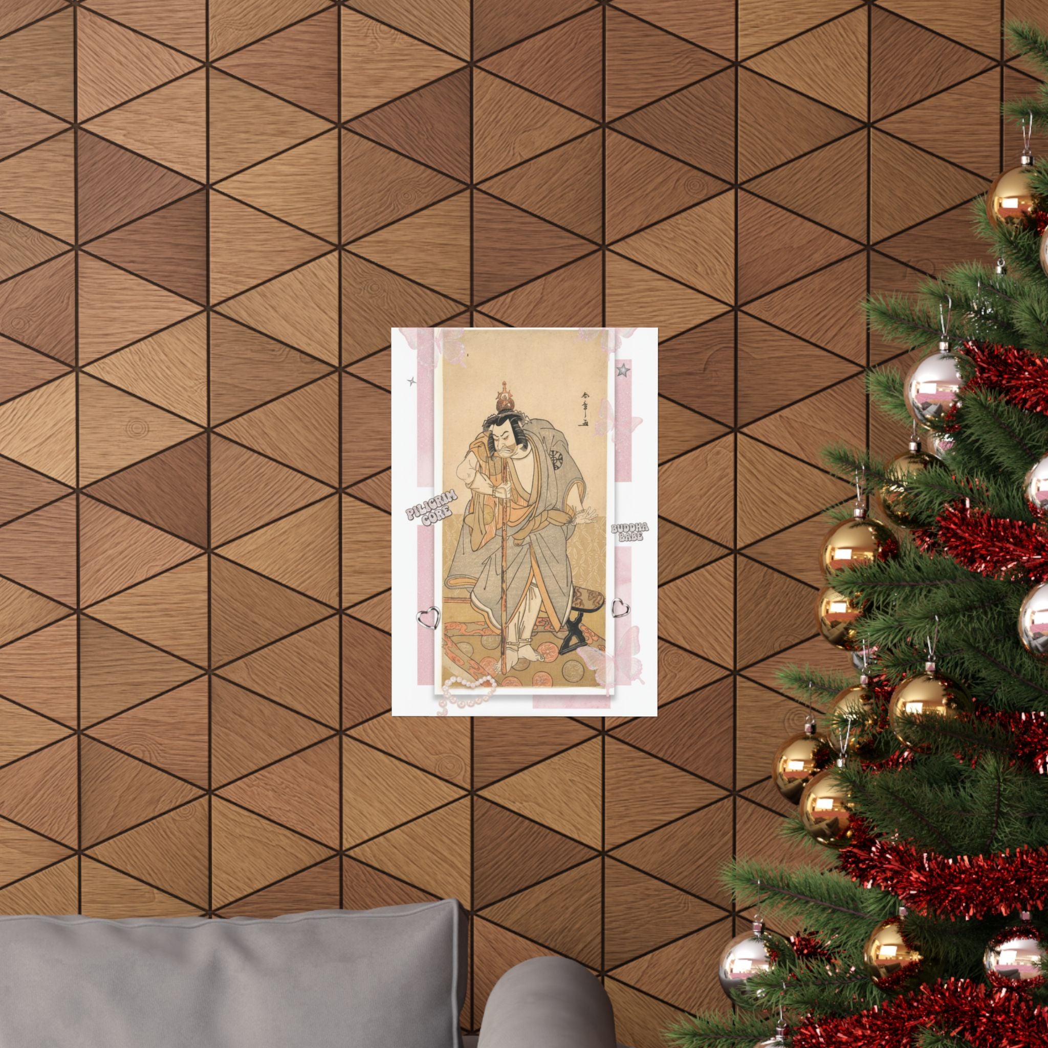Ecommerce Main — The Actor Nakamura Nakazo As A Rokuju-Rokubu (Pilgrim To Buddhist Temple) — Matte Poster