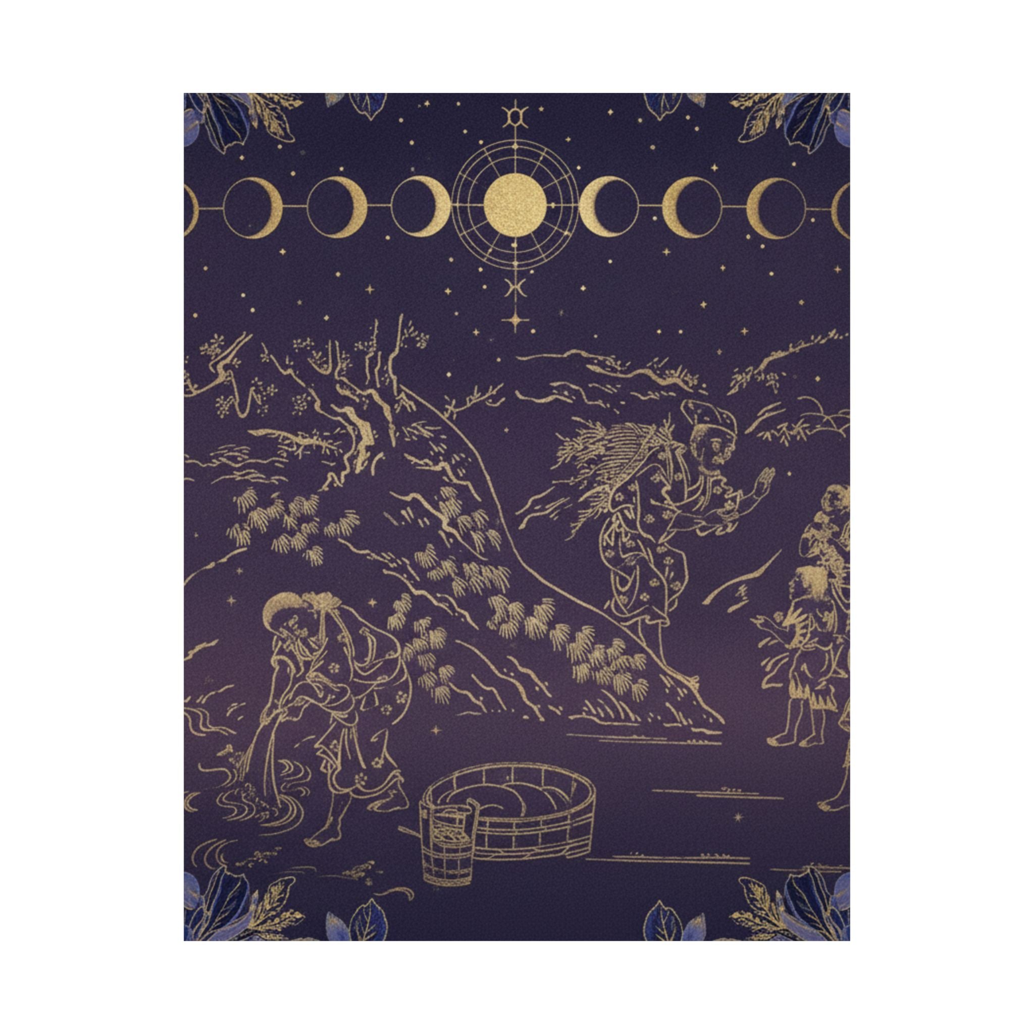 Celestial — Fagot–Gatherer Finds Boy With Sparrow — Matte Poster