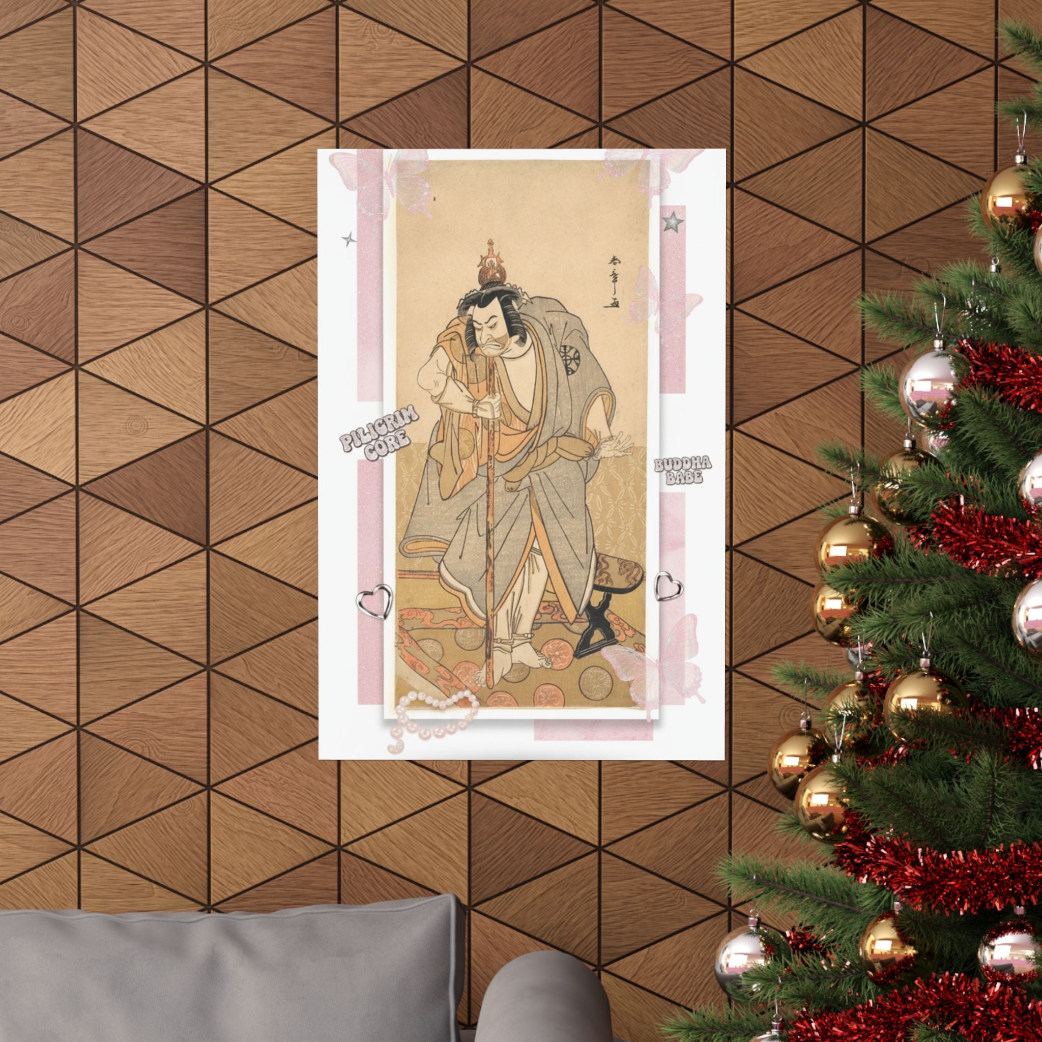 Ecommerce Main — The Actor Nakamura Nakazo As A Rokuju-Rokubu (Pilgrim To Buddhist Temple) — Matte Poster