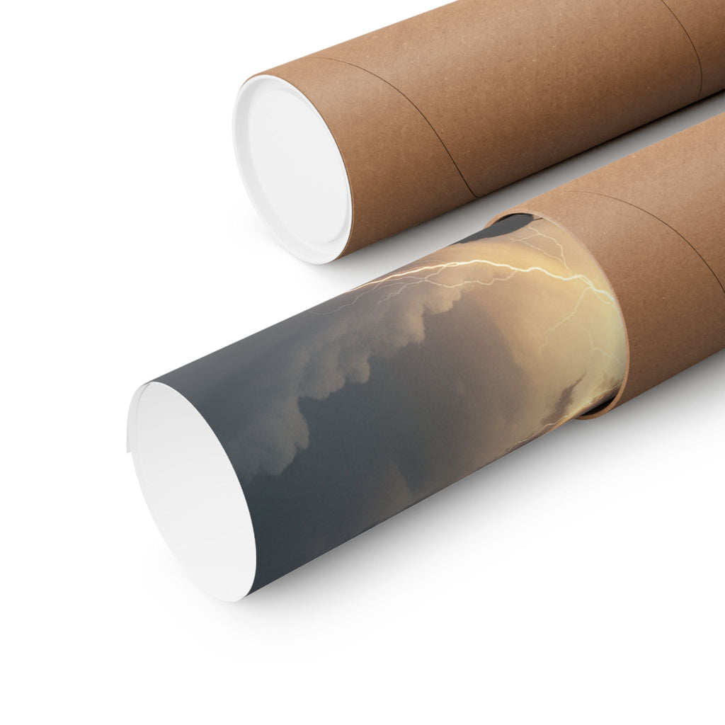 Dramatic Storm — Person — Matte Poster
