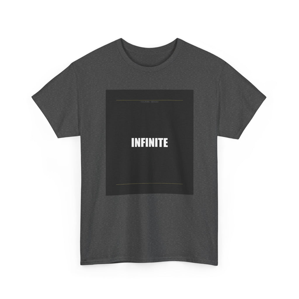 INFINITE Bold Type Charcoal Block Graphic Tee