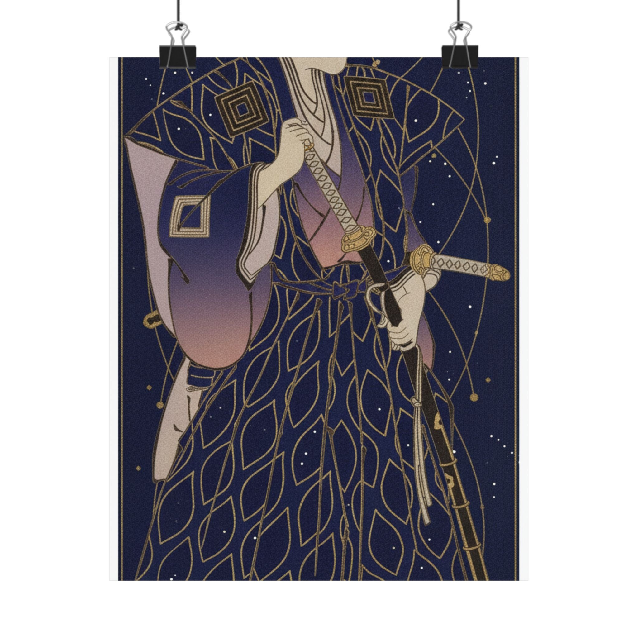 Celestial — Ichikawa Danjuro Vi As Funa Bansaku,Son Of Fuwa Banzayemon — Matte Poster