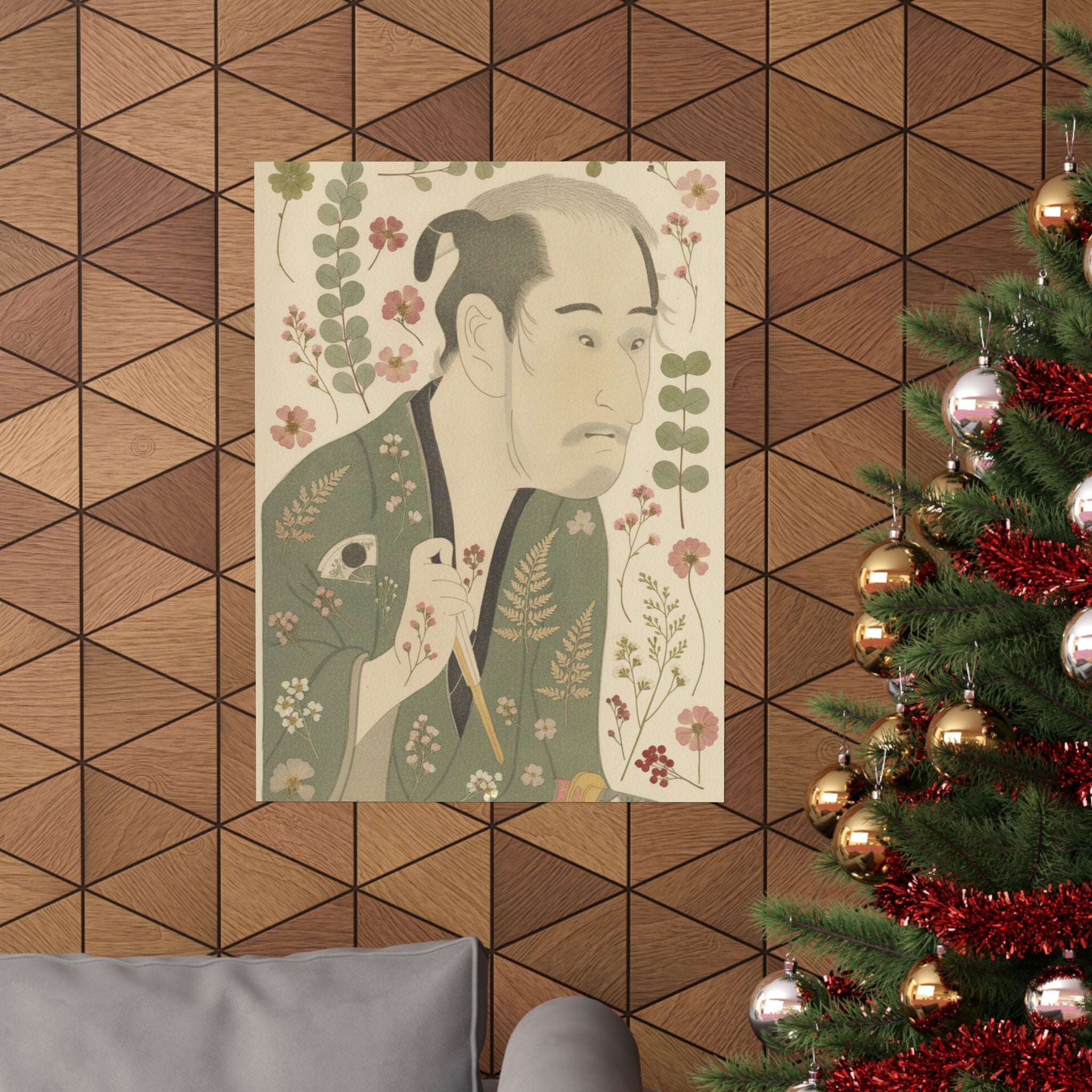 Botanical — The Actor Onoye Matsusuke As A Ronin — Matte Poster