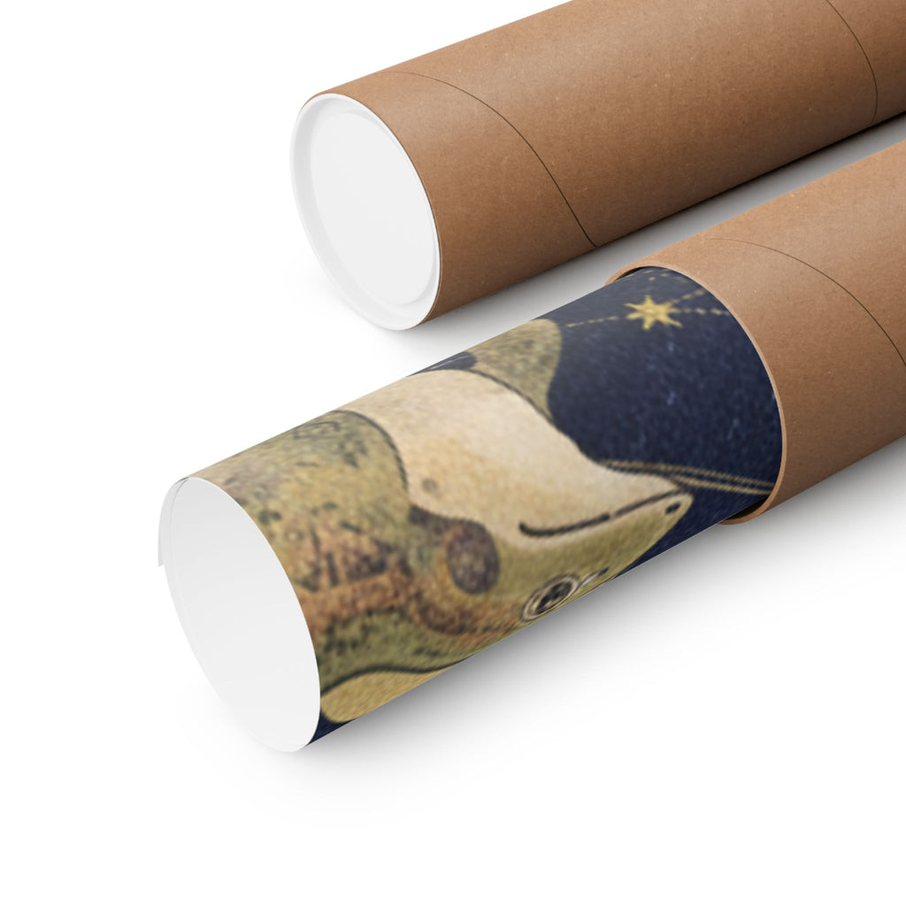 Celestial — Frog (Kaeru); Gold Beetle (Kogane Mushi), From The Picture Book Of Crawling Crea — Matte Poster