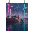 Neon Noir — Seishu Awabi-Tori No Zu — Matte Poster