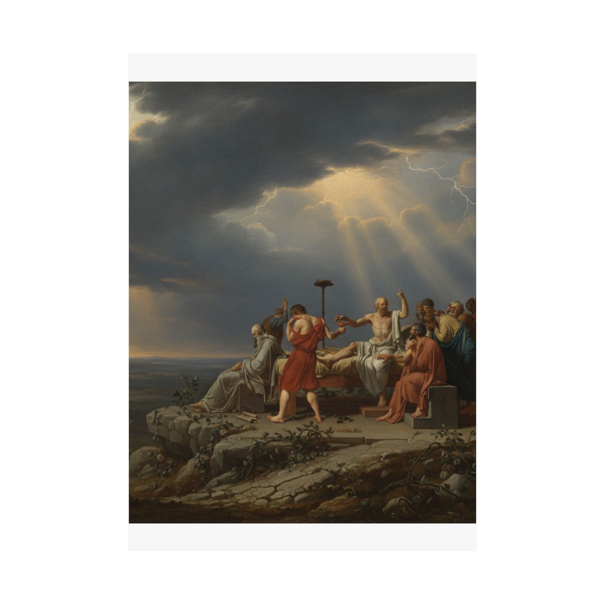 Dramatic Storm — Person — Matte Poster