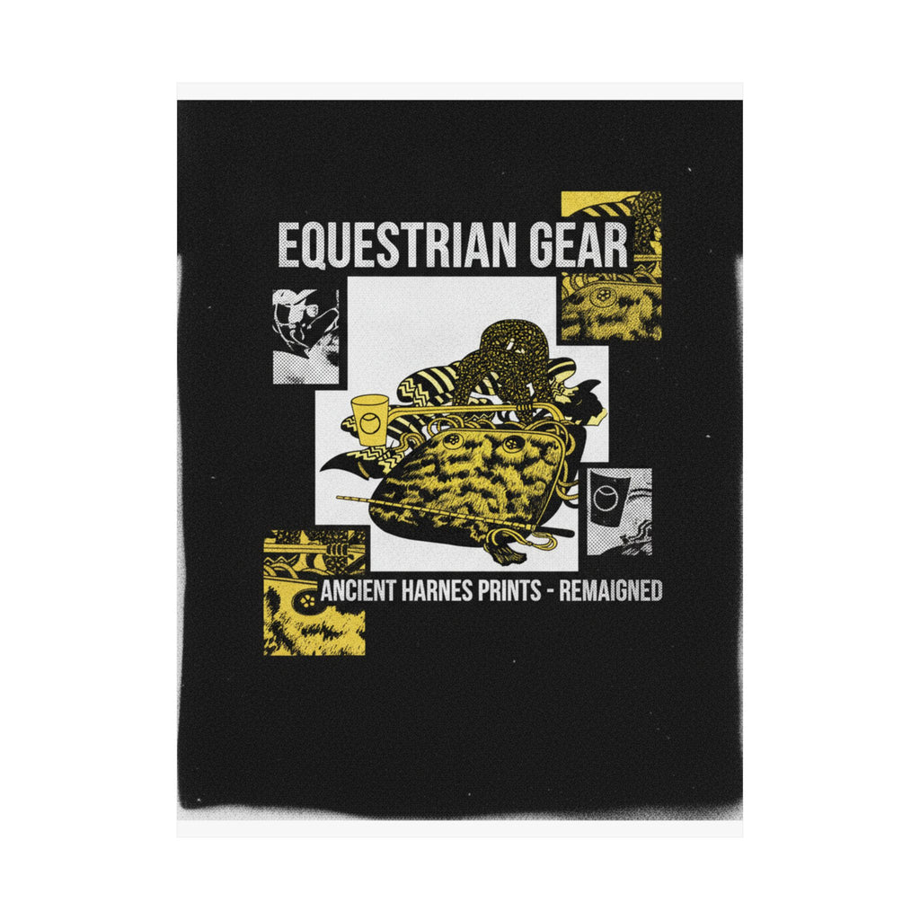 Streetwear Collage — Saddle, Horse-Dipper And Other Harness — Matte Poster