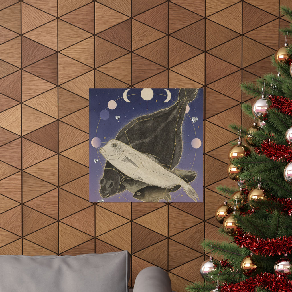 Celestial — Flounder And Other Fishes — Matte Poster