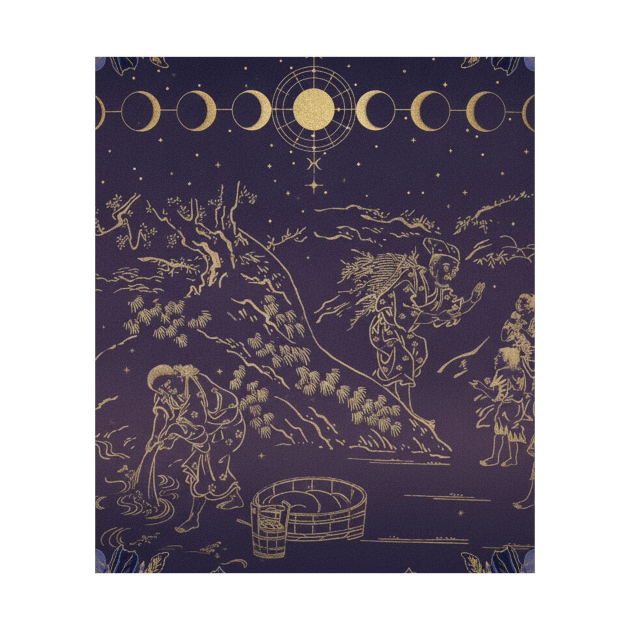 Celestial — Fagot–Gatherer Finds Boy With Sparrow — Matte Poster