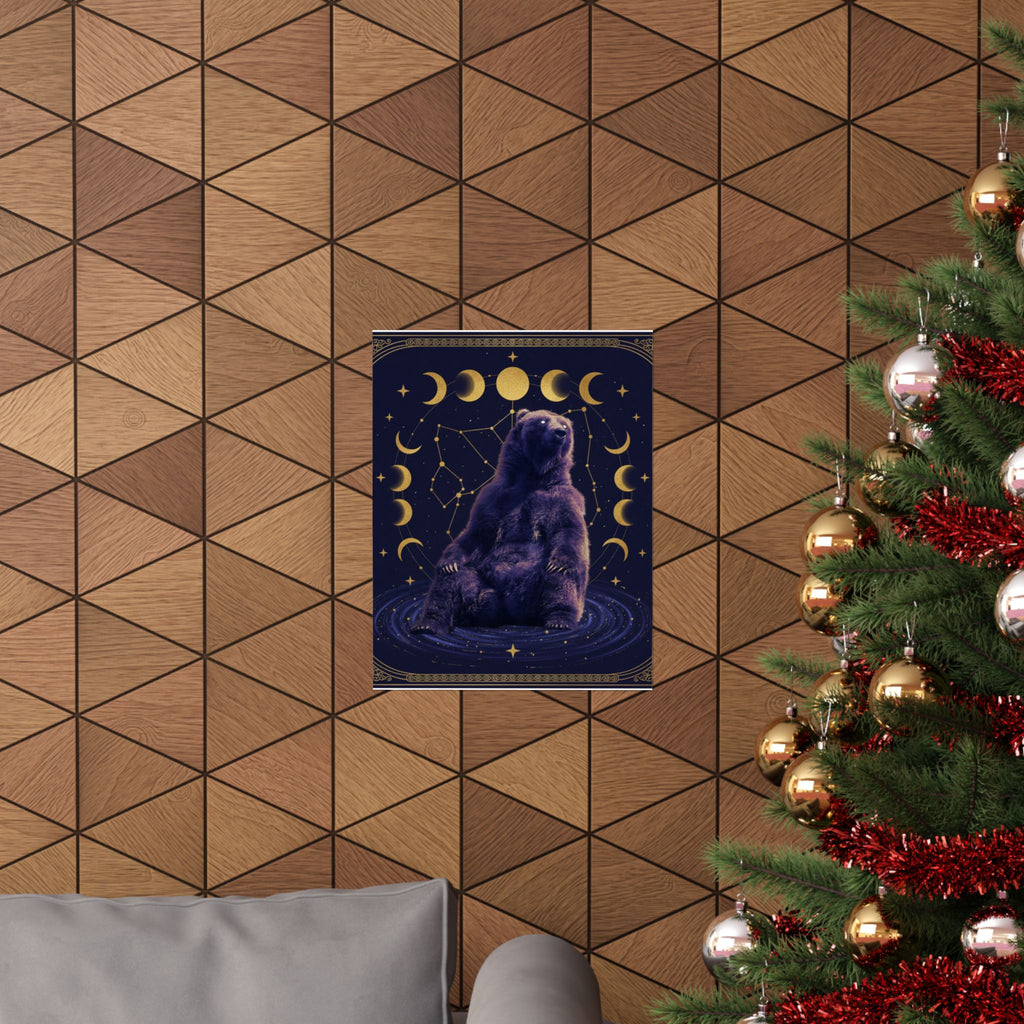 Celestial — Bear — Matte Poster