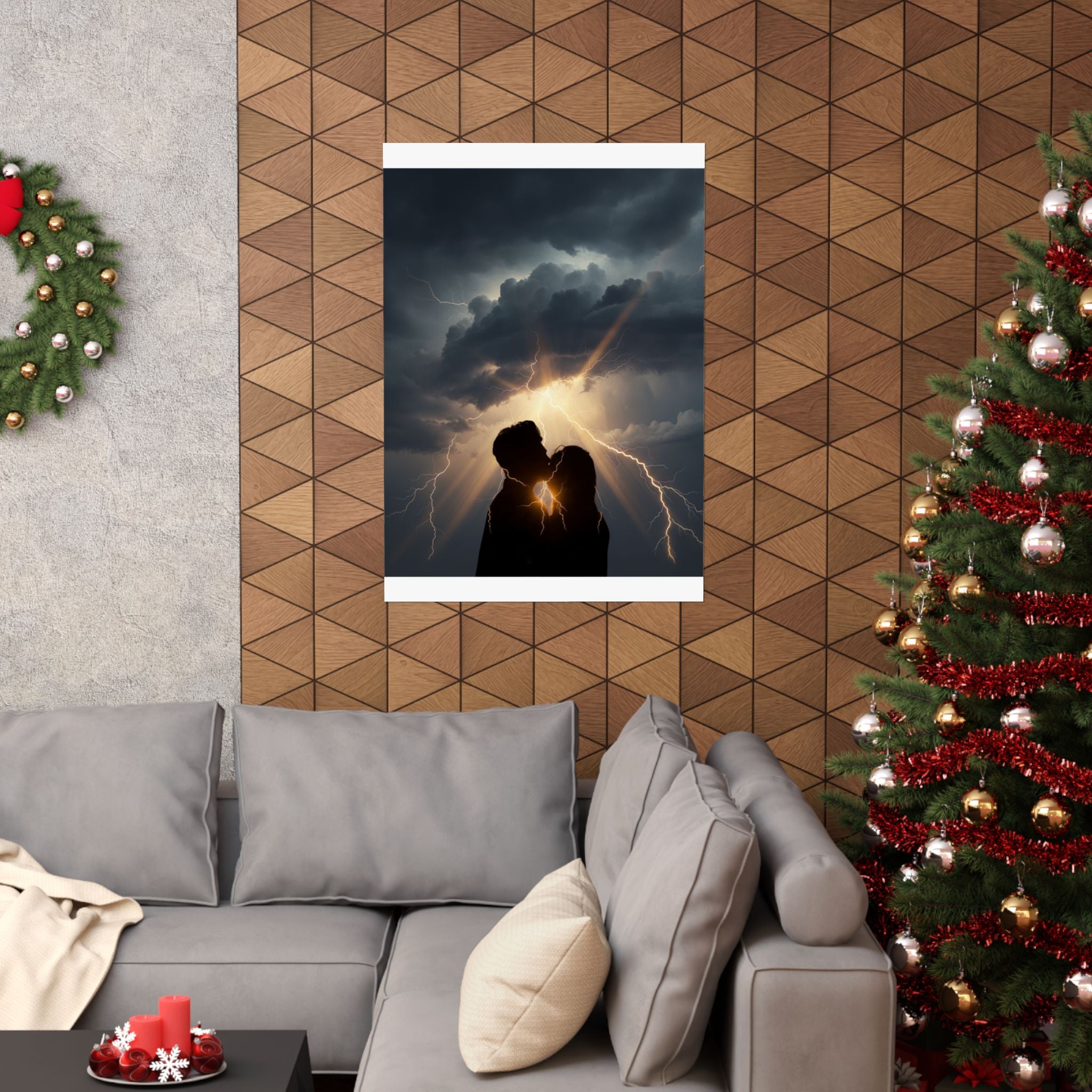 Dramatic Storm — Person — Matte Poster