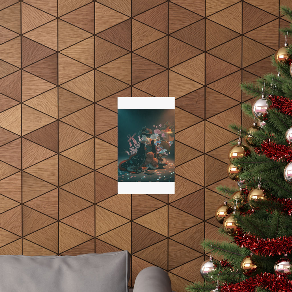 Cinematic — Courtesan And New Year Decoration — Matte Poster