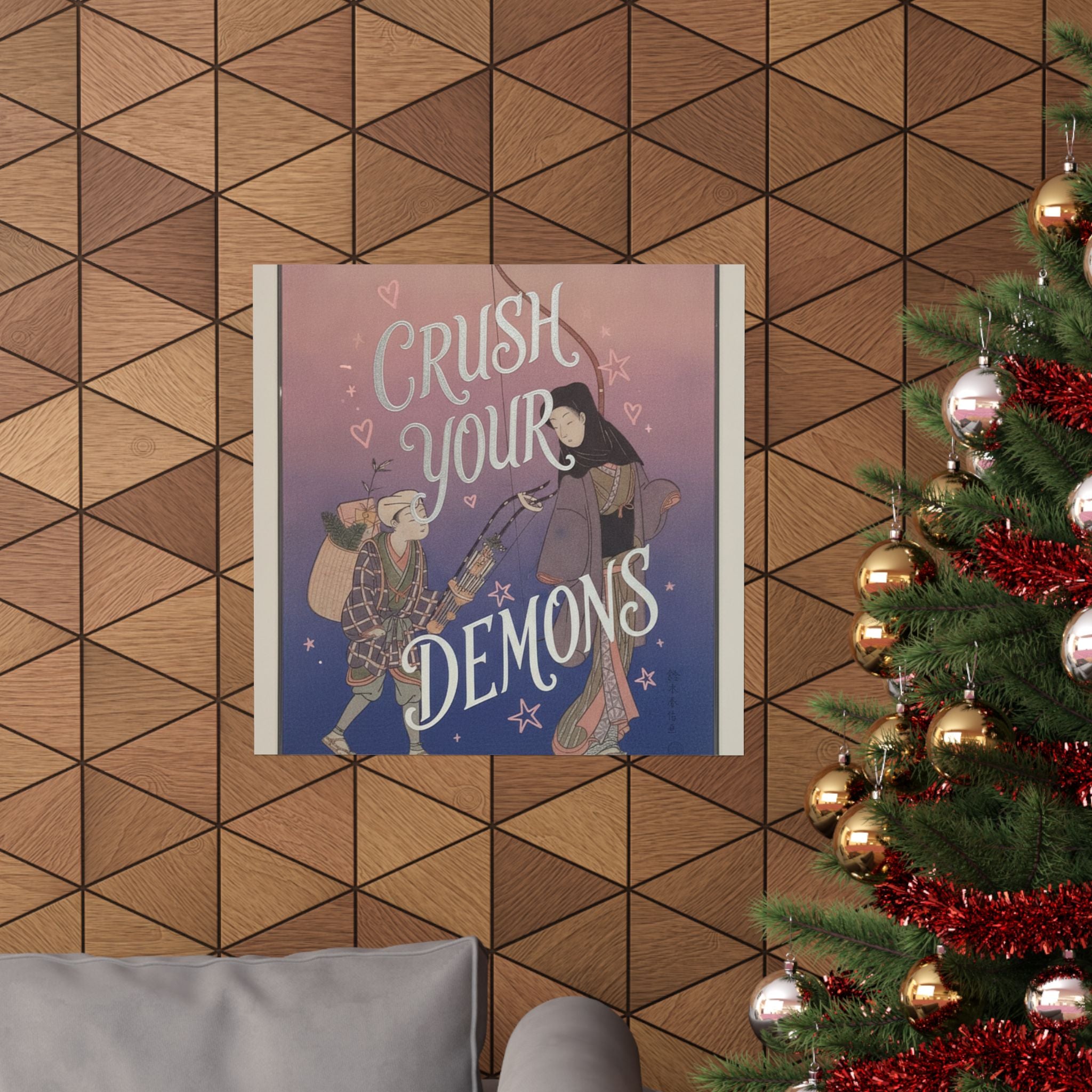 Affirmation — Demon-Crushing Bow — Matte Poster