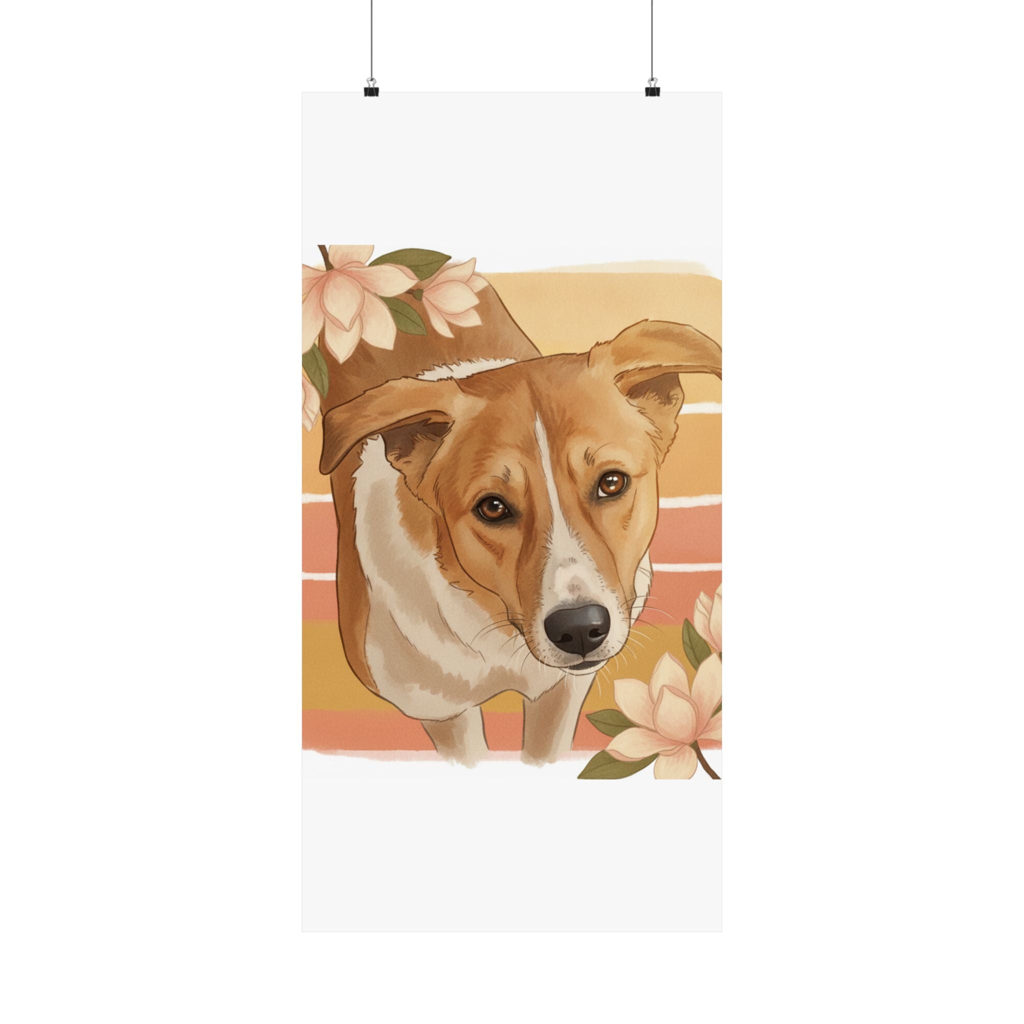 Southern Sunset — Dog — Matte Poster