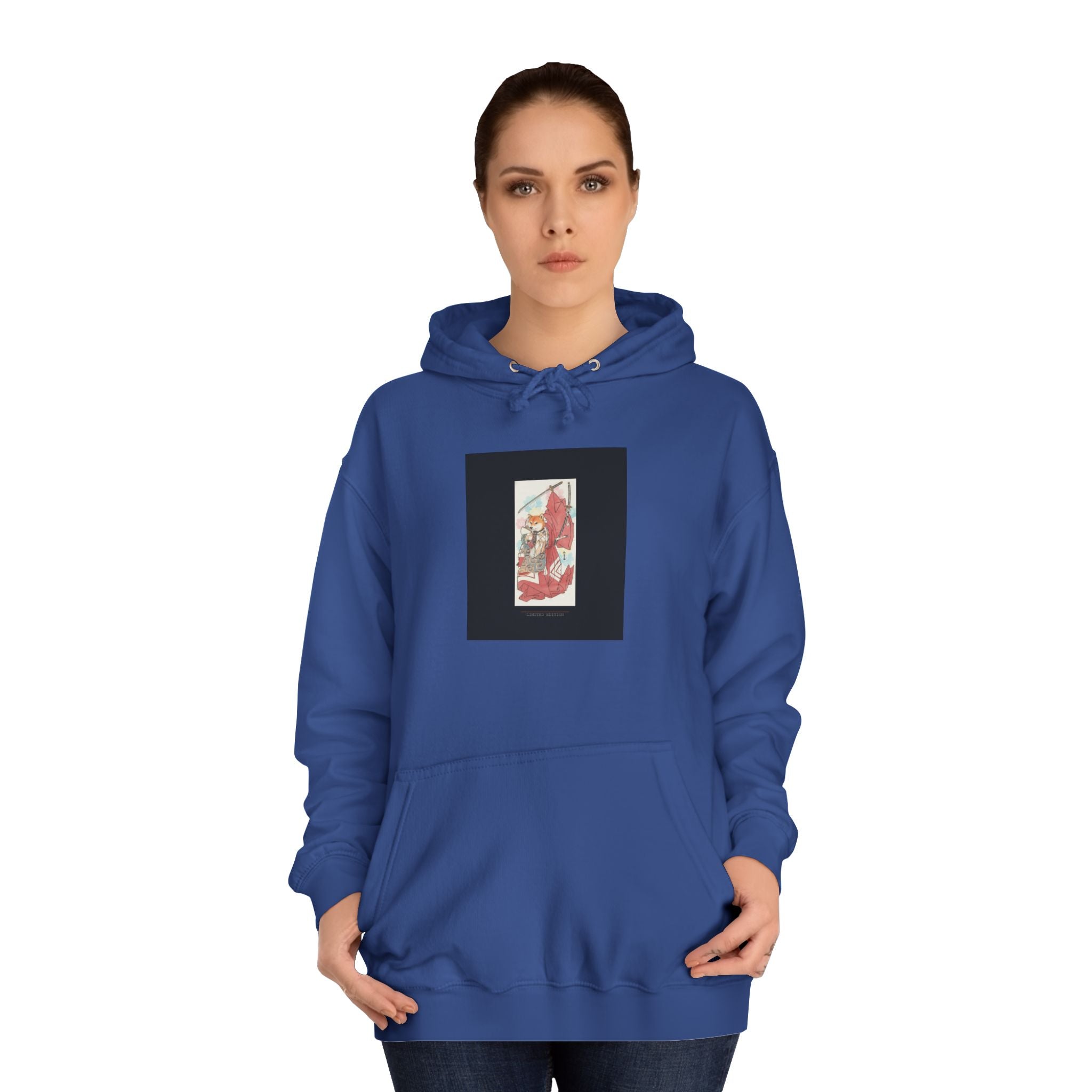 Limited Edition Fox Samurai Ukiyo-e Graphic Hoodie