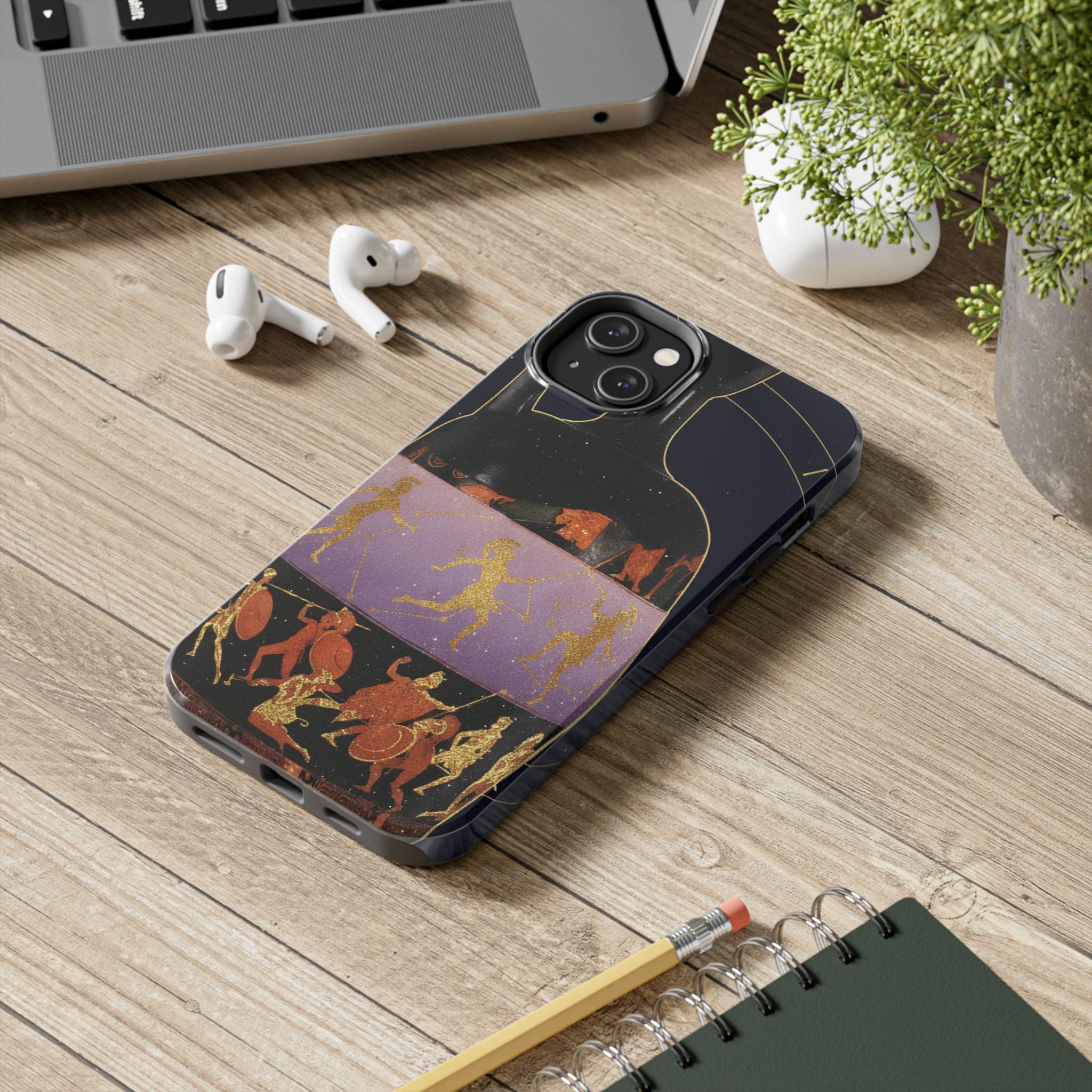 Ancient Greek Red-Figure Warriors Tough Phone Case