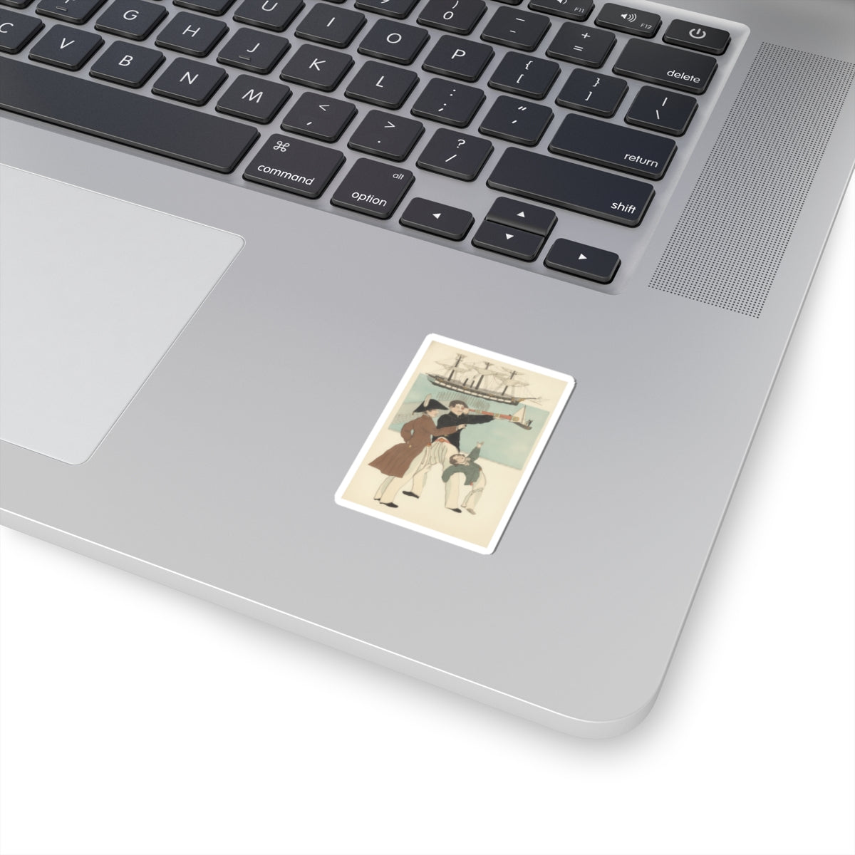 Botanical — Russians Enjoying A Holiday In Yokohama (Yokohama Kyūjitsu Roshiajin Yūkō) — Kiss-Cut Sticker