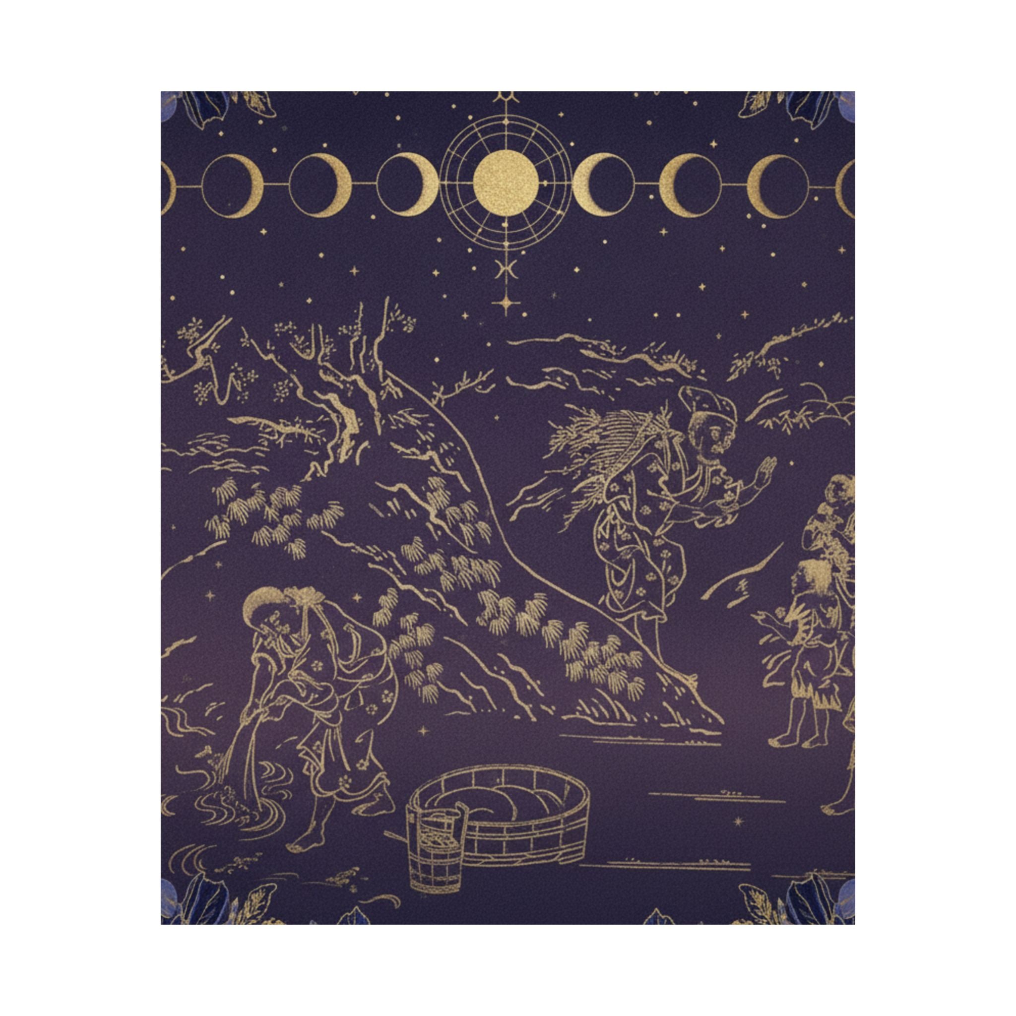 Celestial — Fagot–Gatherer Finds Boy With Sparrow — Matte Poster